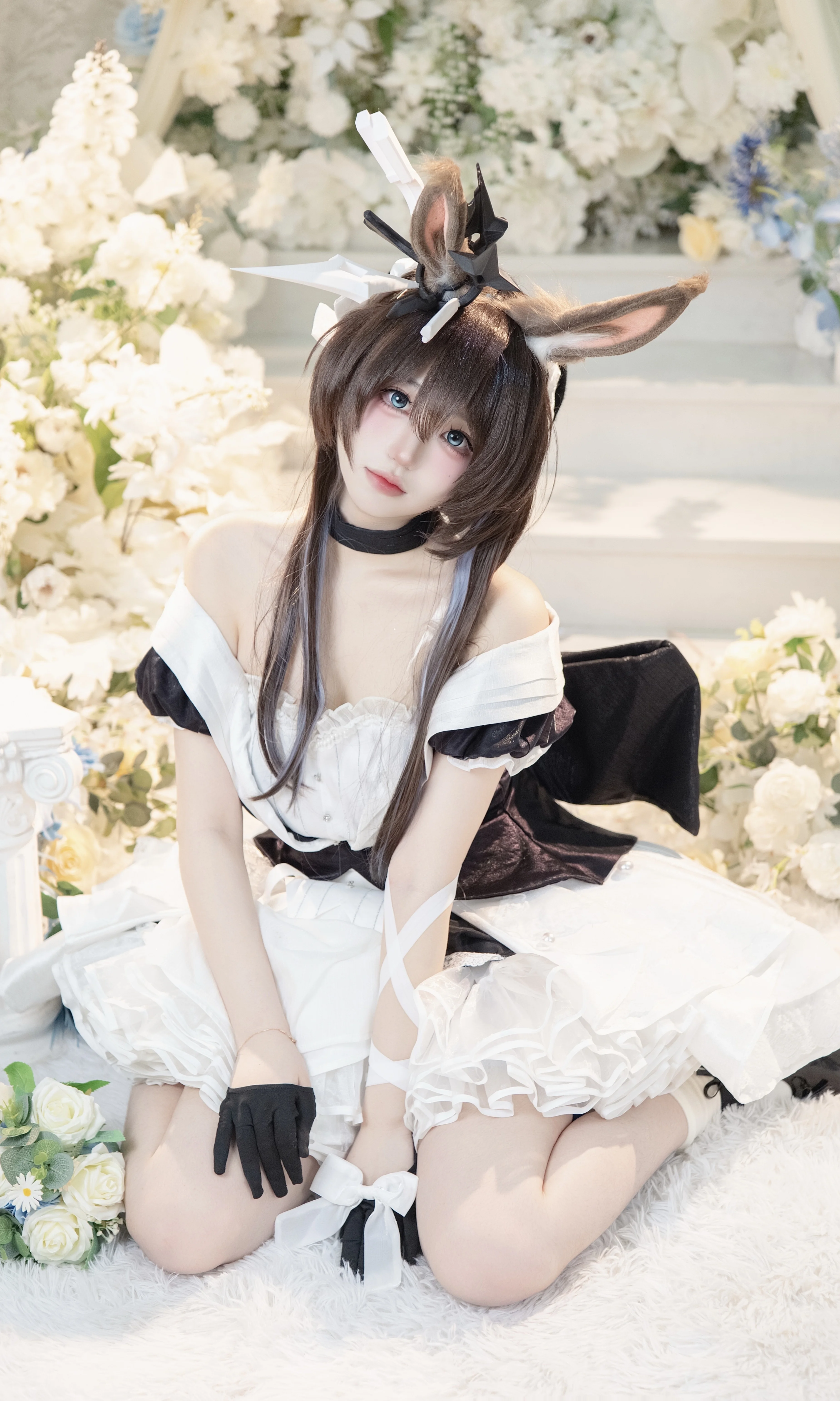 【阿米娅cos】明日方舟FES礼服兔，花园里的春日序曲