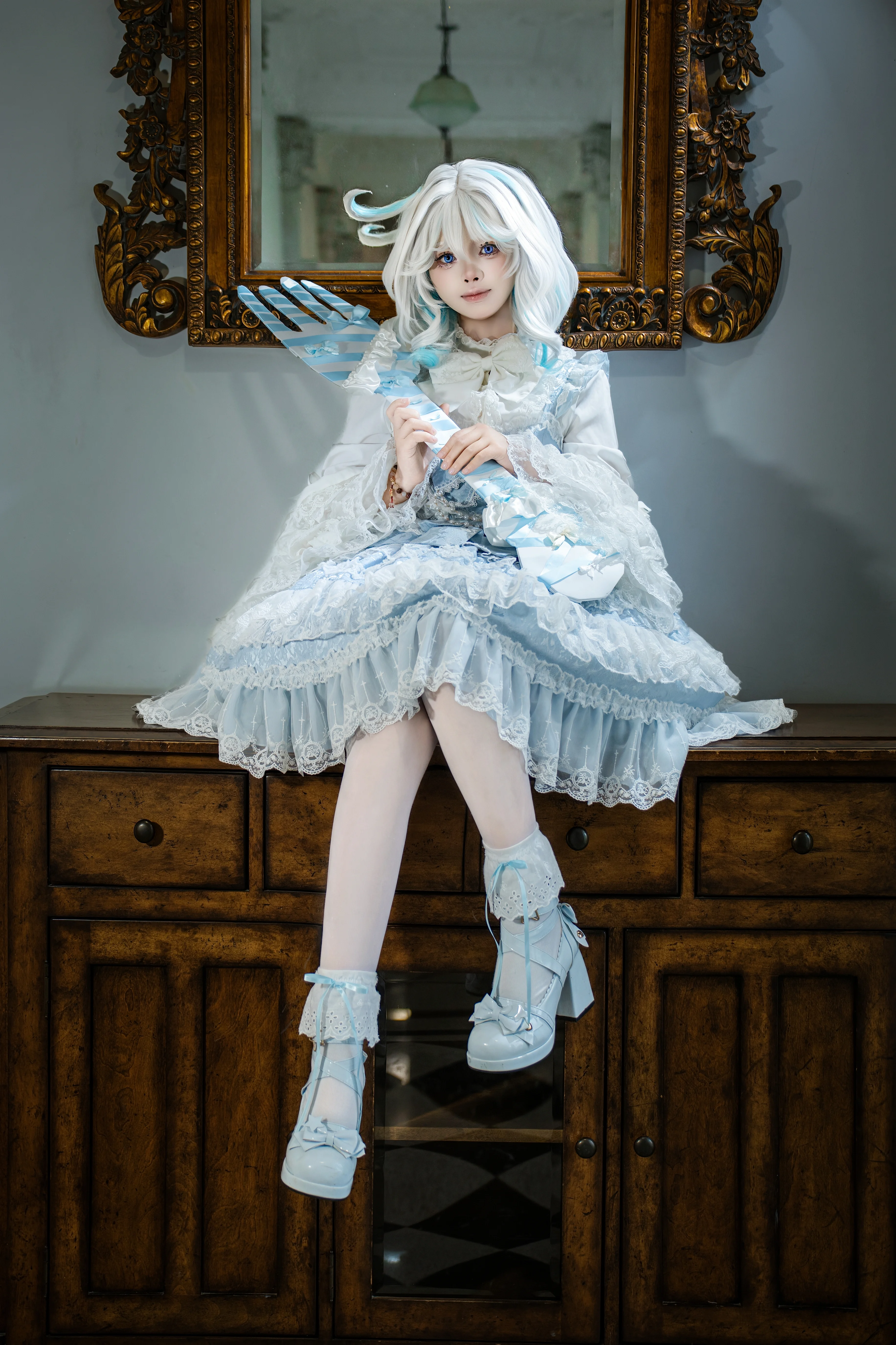 【芙宁娜cos】原神私设洛丽塔洋装拍摄记录