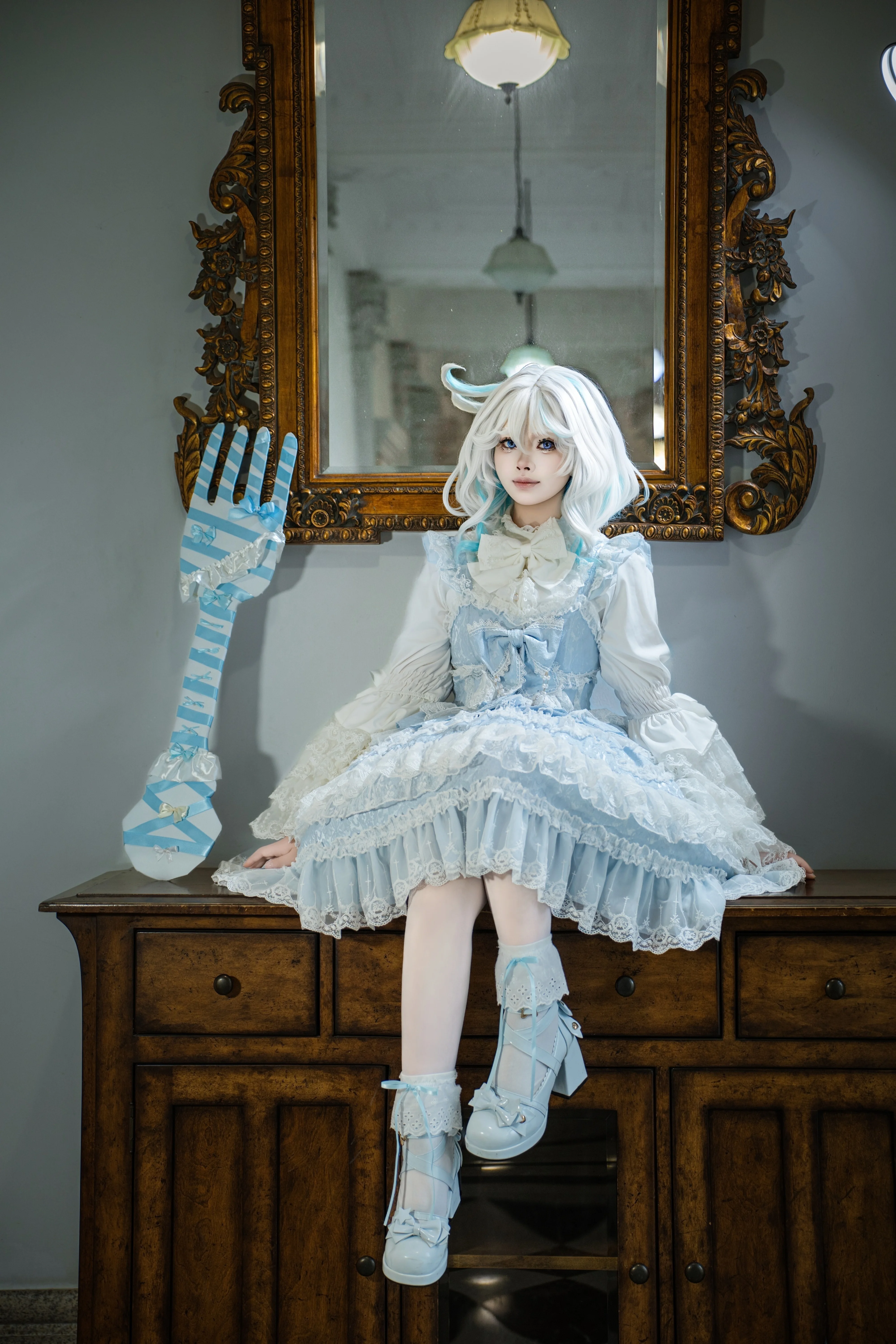 【芙宁娜cos】原神私设洛丽塔洋装拍摄记录 - 第 2 张