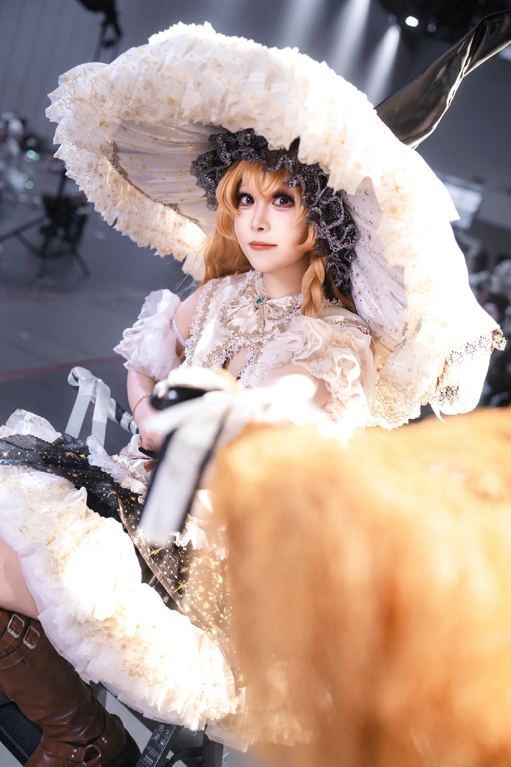 【雾雨魔理沙cos】东方project黑白魔法使的漫展场照与滑稽原味鸡 - 第 2 张