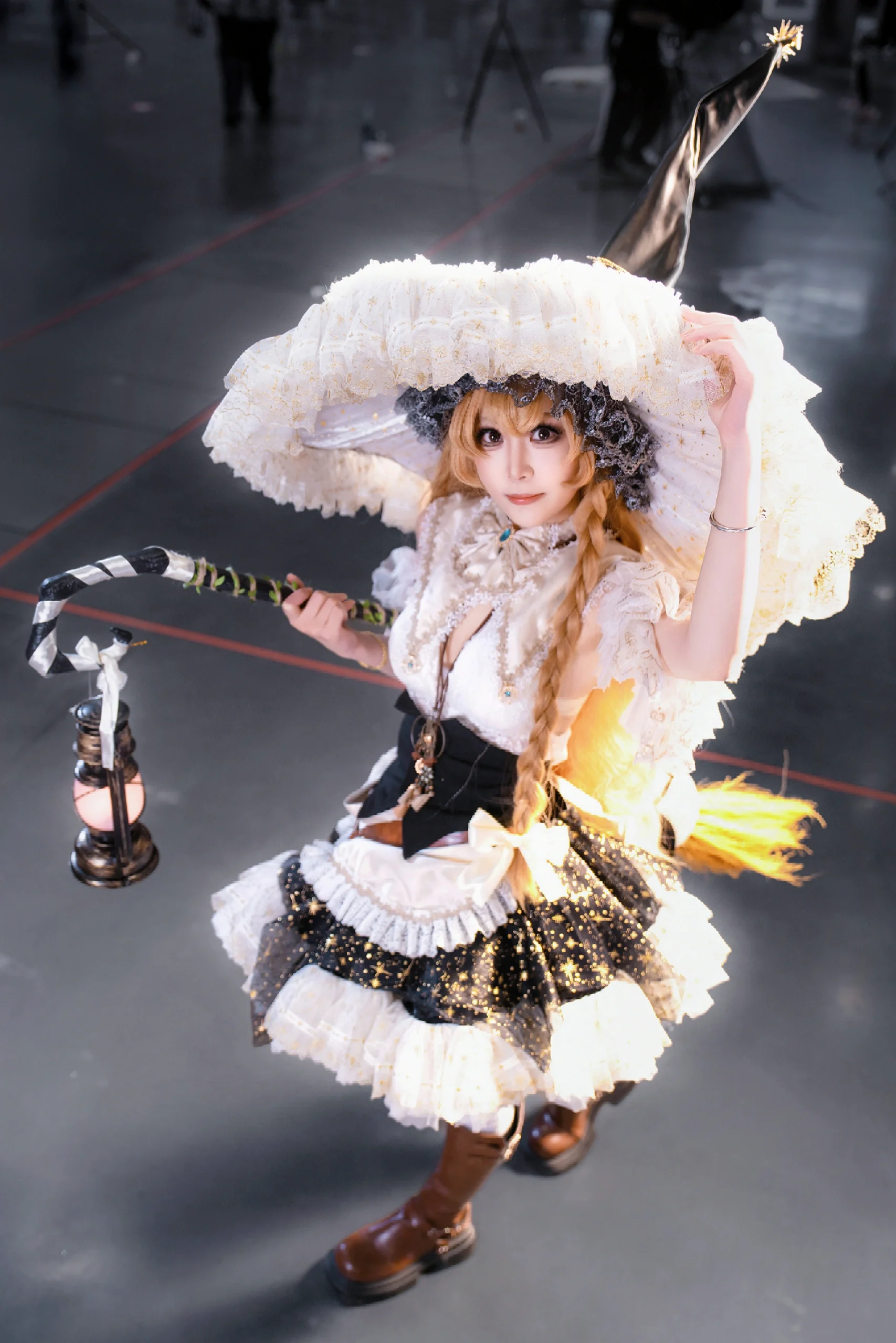 【雾雨魔理沙cos】东方project黑白魔法使的漫展场照与滑稽原味鸡 - 第 3 张