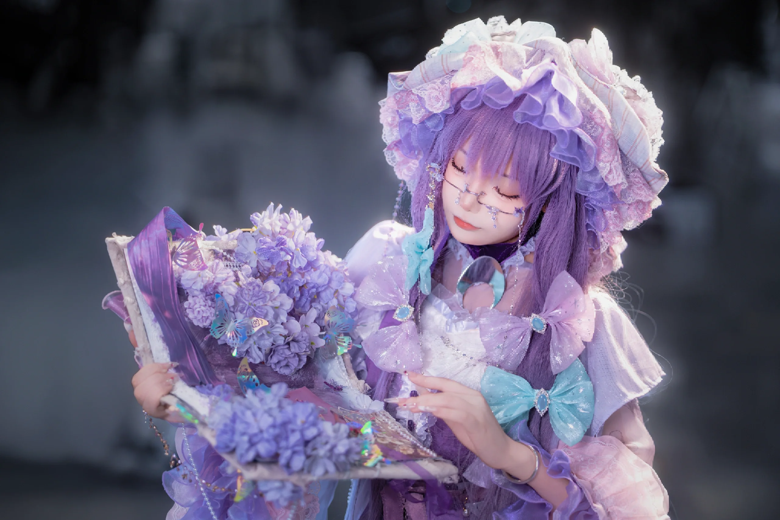 【帕秋莉cos】东方Project的漫展魔法书时刻 - 第 2 张