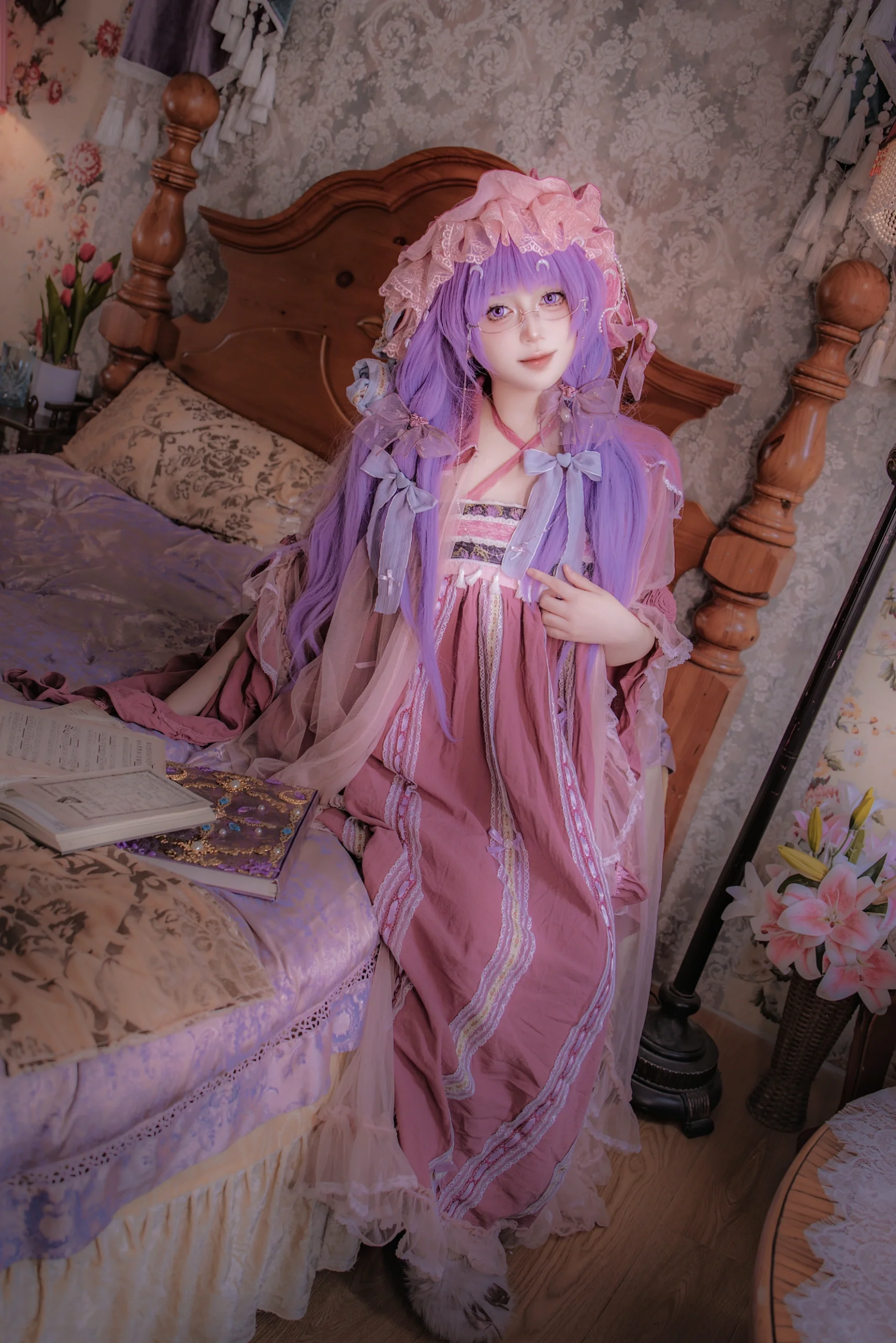【帕秋莉cos】东方Project的深夜读书时刻 - 第 3 张