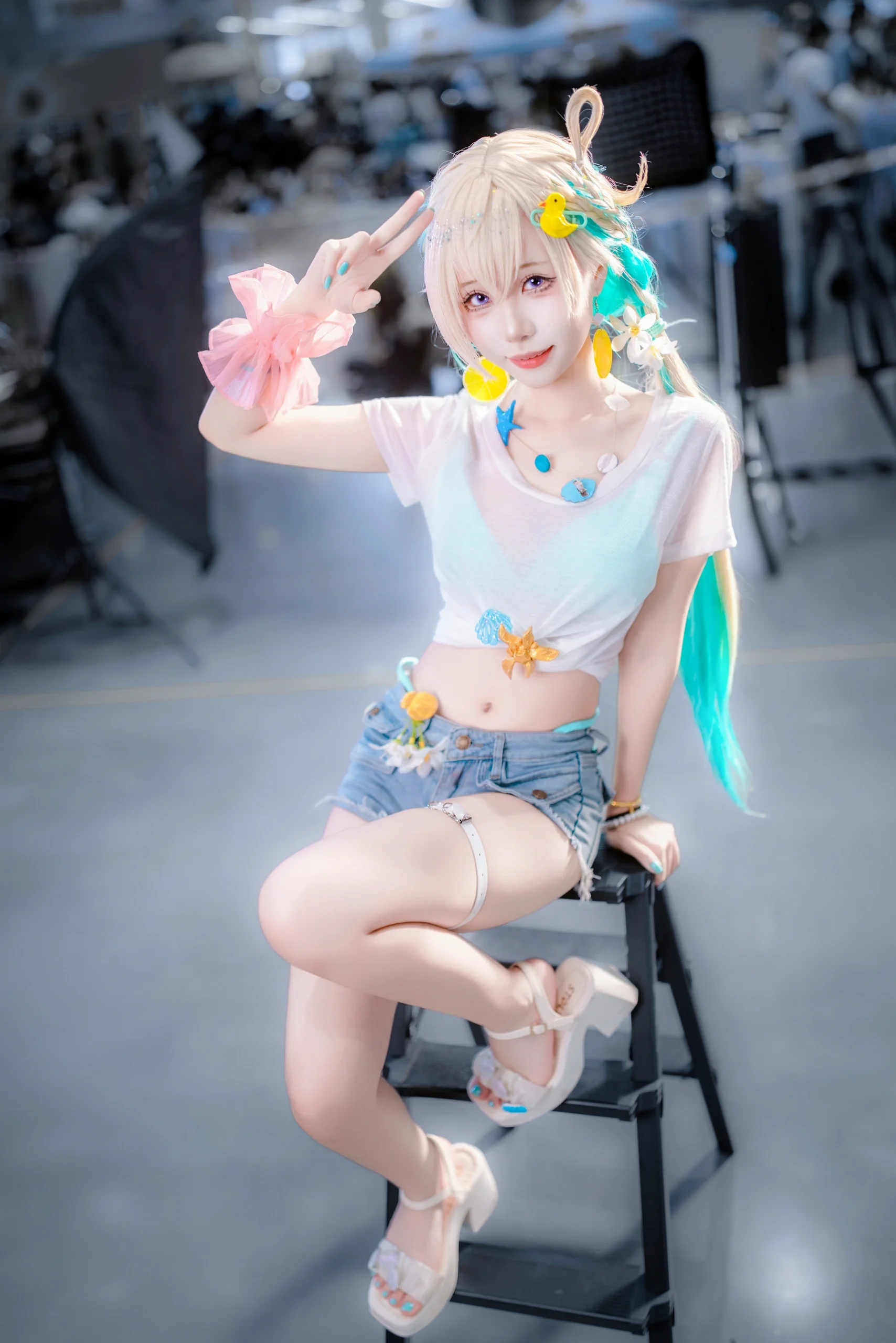 【琳奈cos】夏日漫展的清爽场照记录