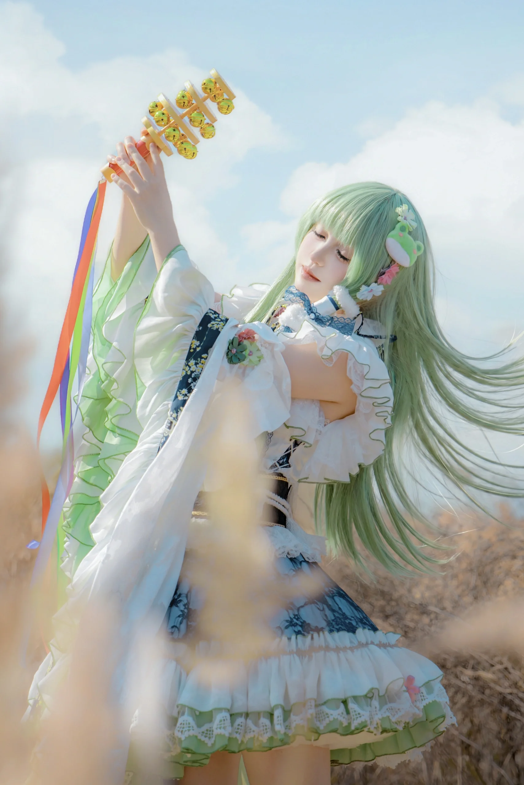 【東風谷早苗cos】信陽的風與蘆葦，帶來的奇幻感 - 第 1 張