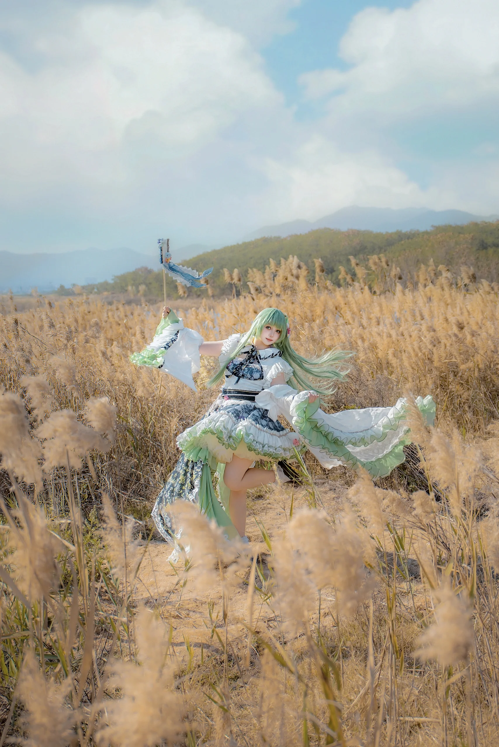 【東風谷早苗cos】信陽的風與蘆葦，帶來的奇幻感 - 第 4 張