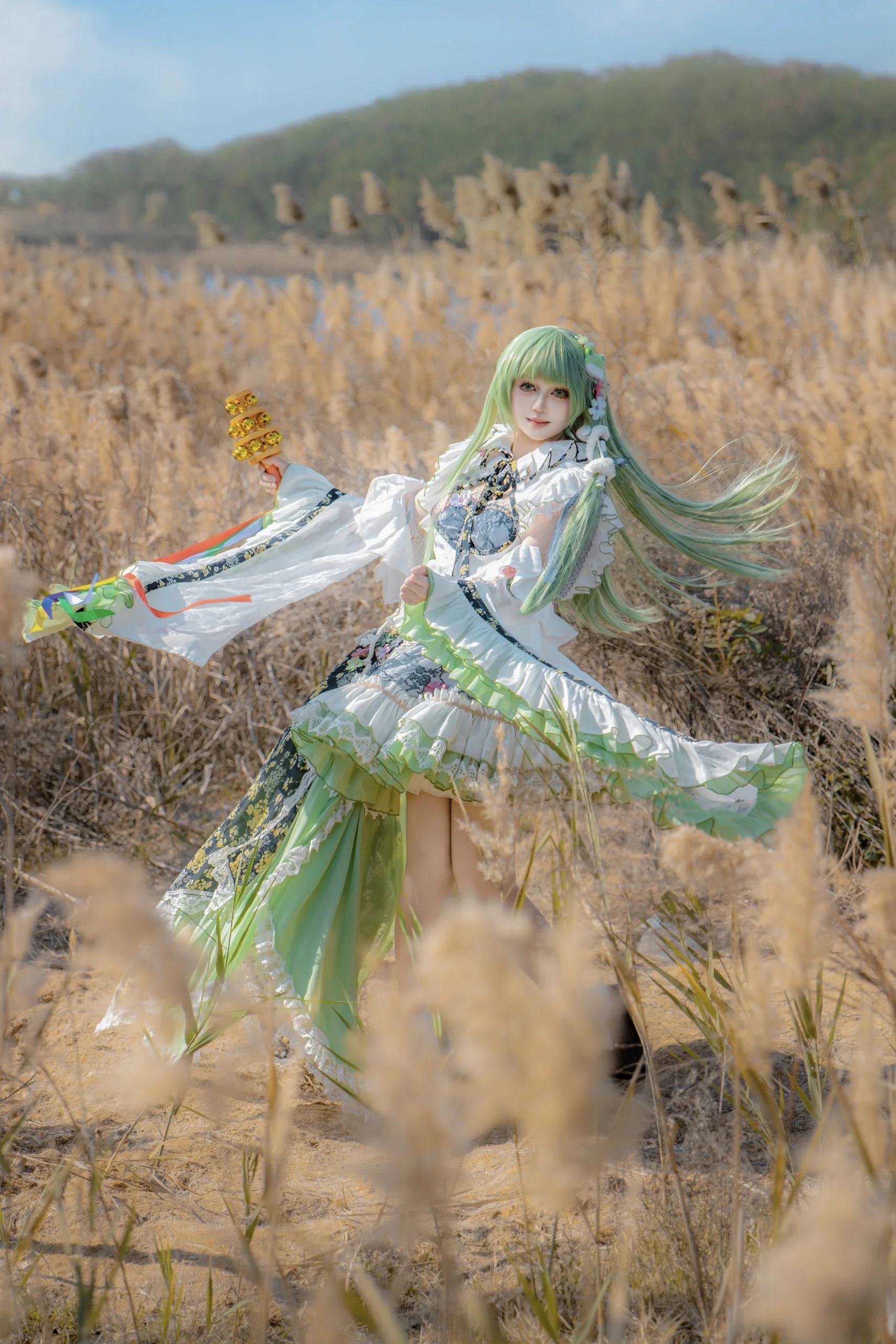 【東風谷早苗cos】信陽的風與蘆葦，帶來的奇幻感 - 第 5 張