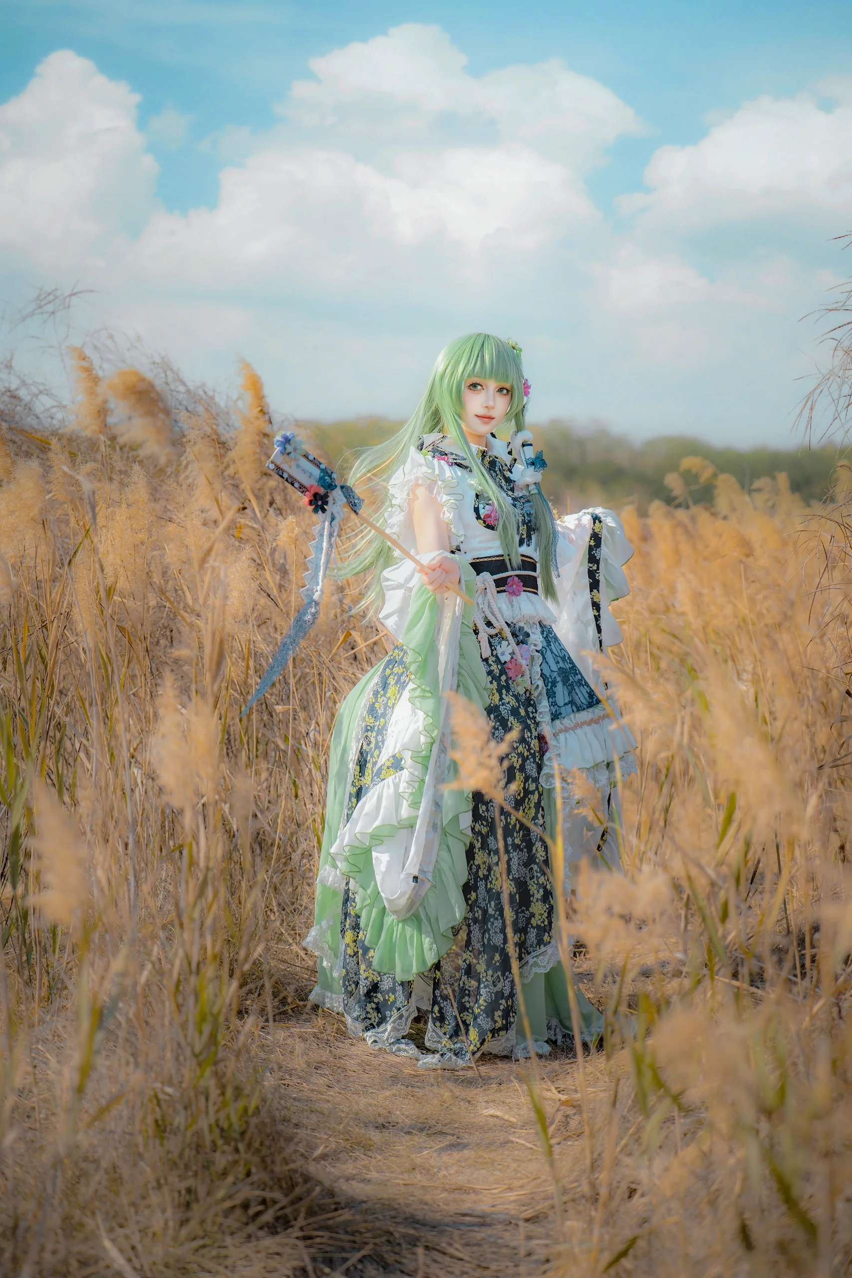 【東風谷早苗cos】信陽的風與蘆葦，帶來的奇幻感 - 第 6 張