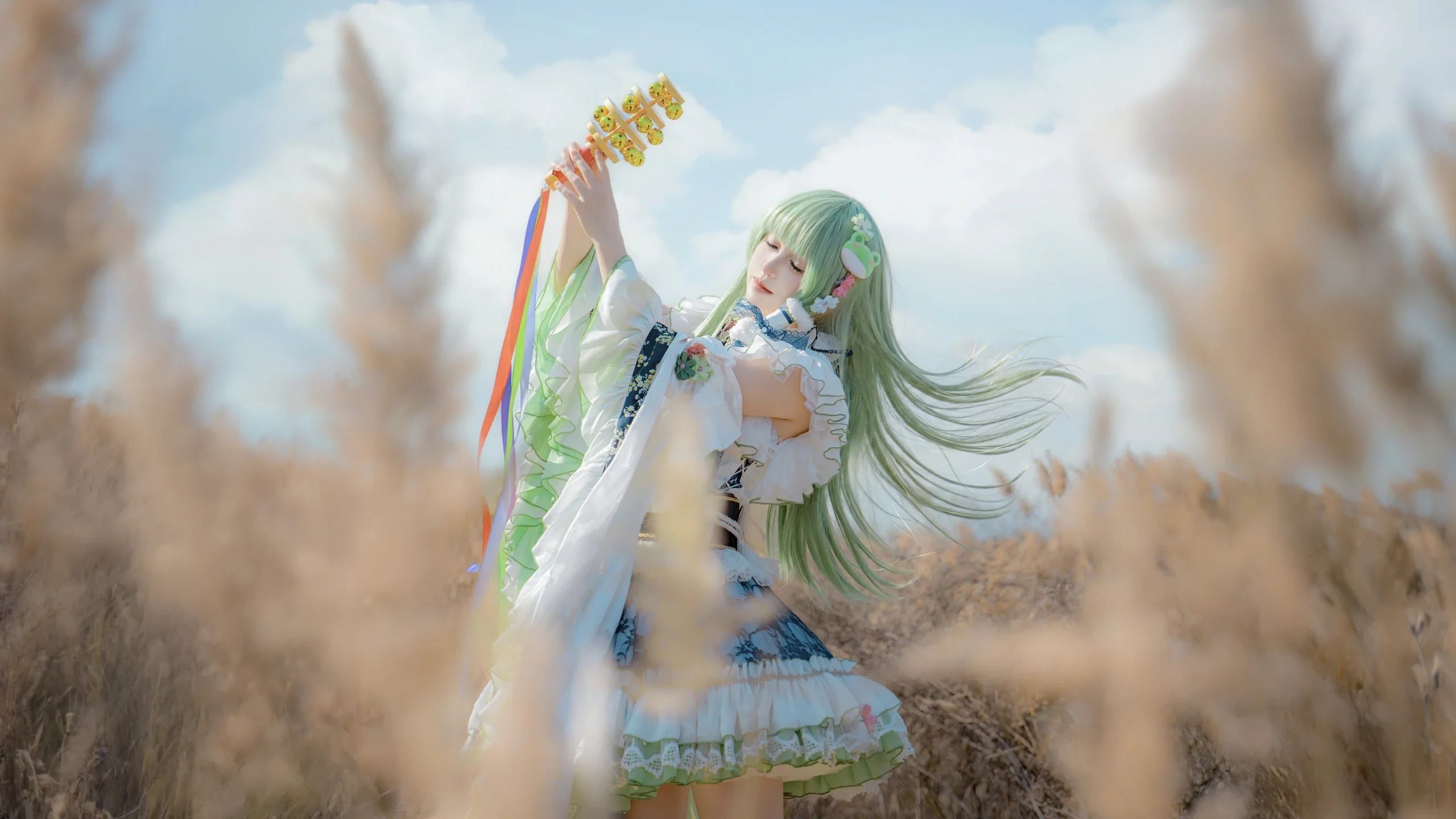 【東風谷早苗cos】信陽的風與蘆葦，帶來的奇幻感 - 第 7 張