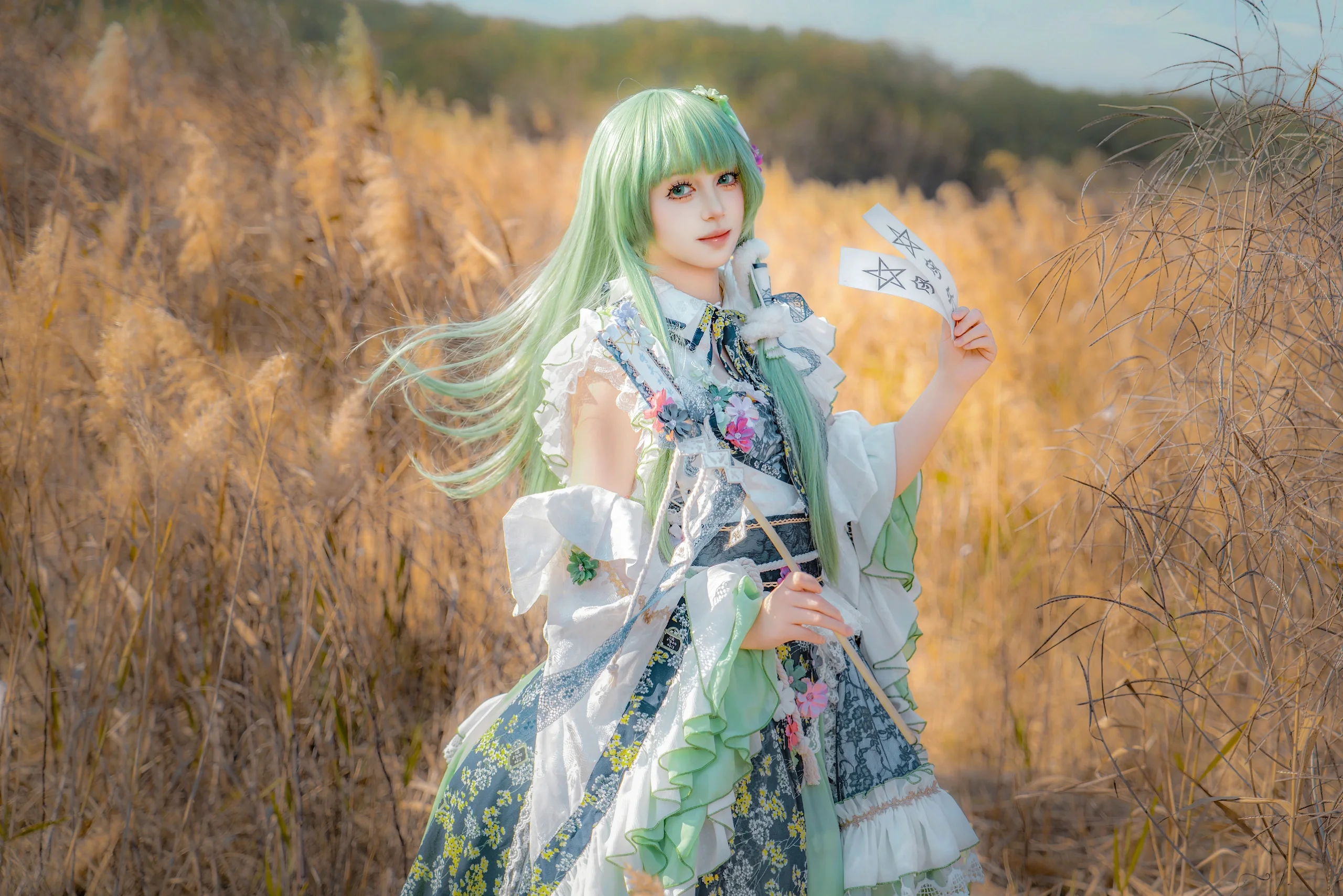 【東風谷早苗cos】信陽的風與蘆葦，帶來的奇幻感 - 第 9 張