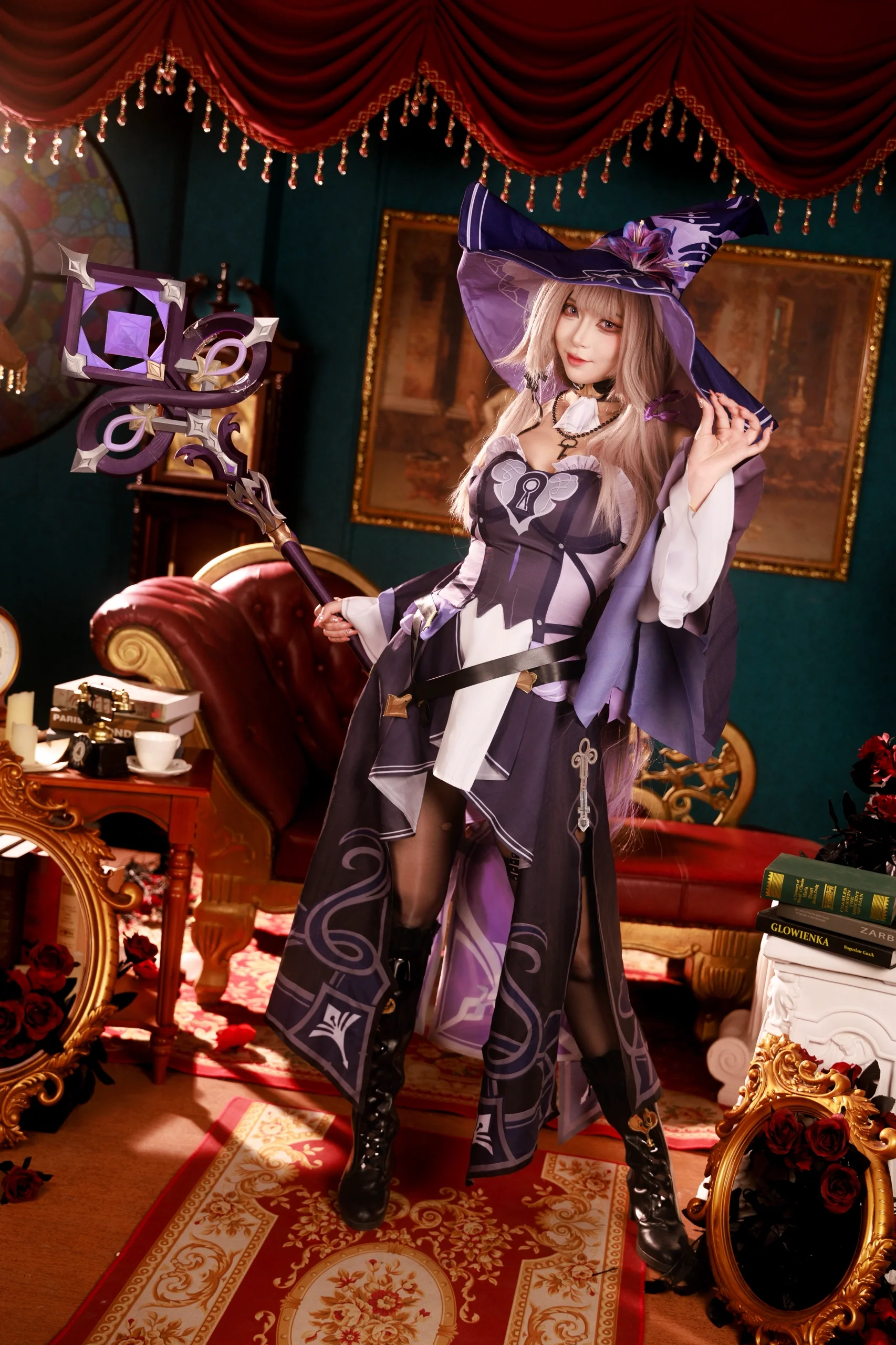 【黑塔cos】崩坏星穹铁道里的智慧魔女掌控全场 - 第 1 张