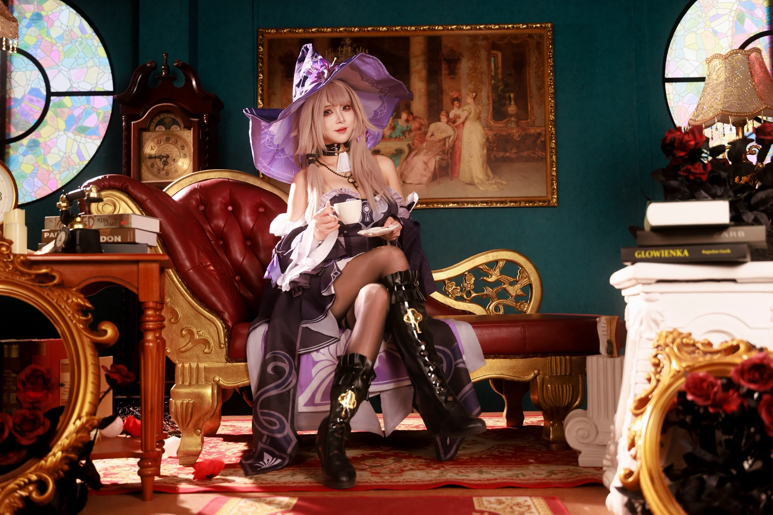 【黑塔cos】崩坏星穹铁道里的智慧魔女掌控全场 - 第 3 张