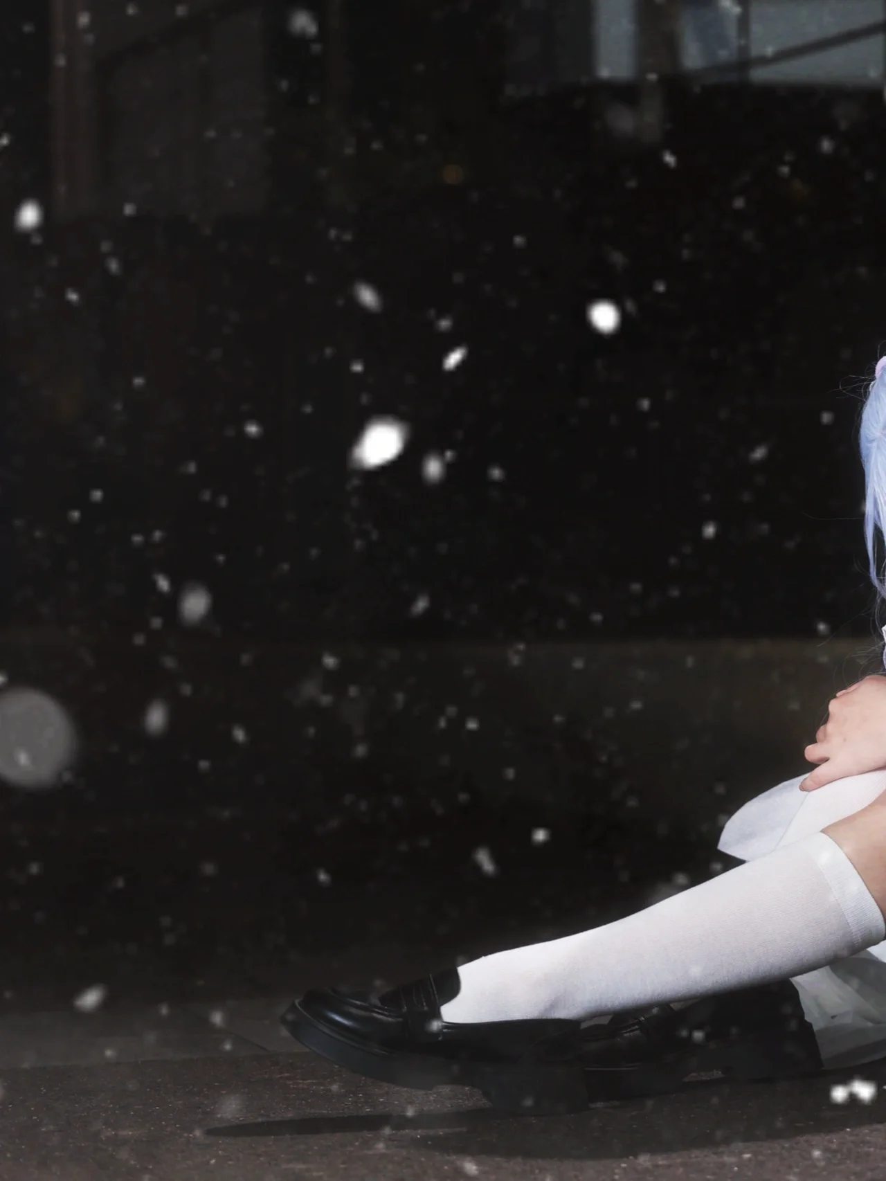 【立华奏cos】悉尼雪夜Angel Beats!，在寂静中感受天使 - 第 1 张