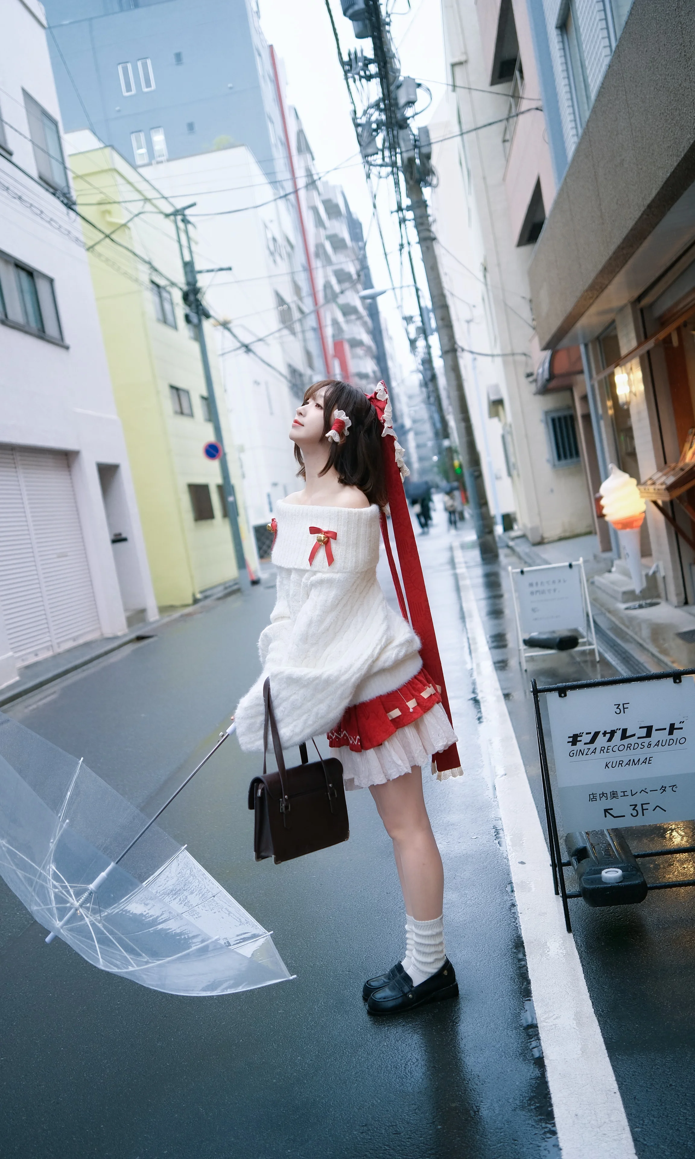 【博丽灵梦cos】东方project现世巫女在东京藏前街头记录 - 第 3 张