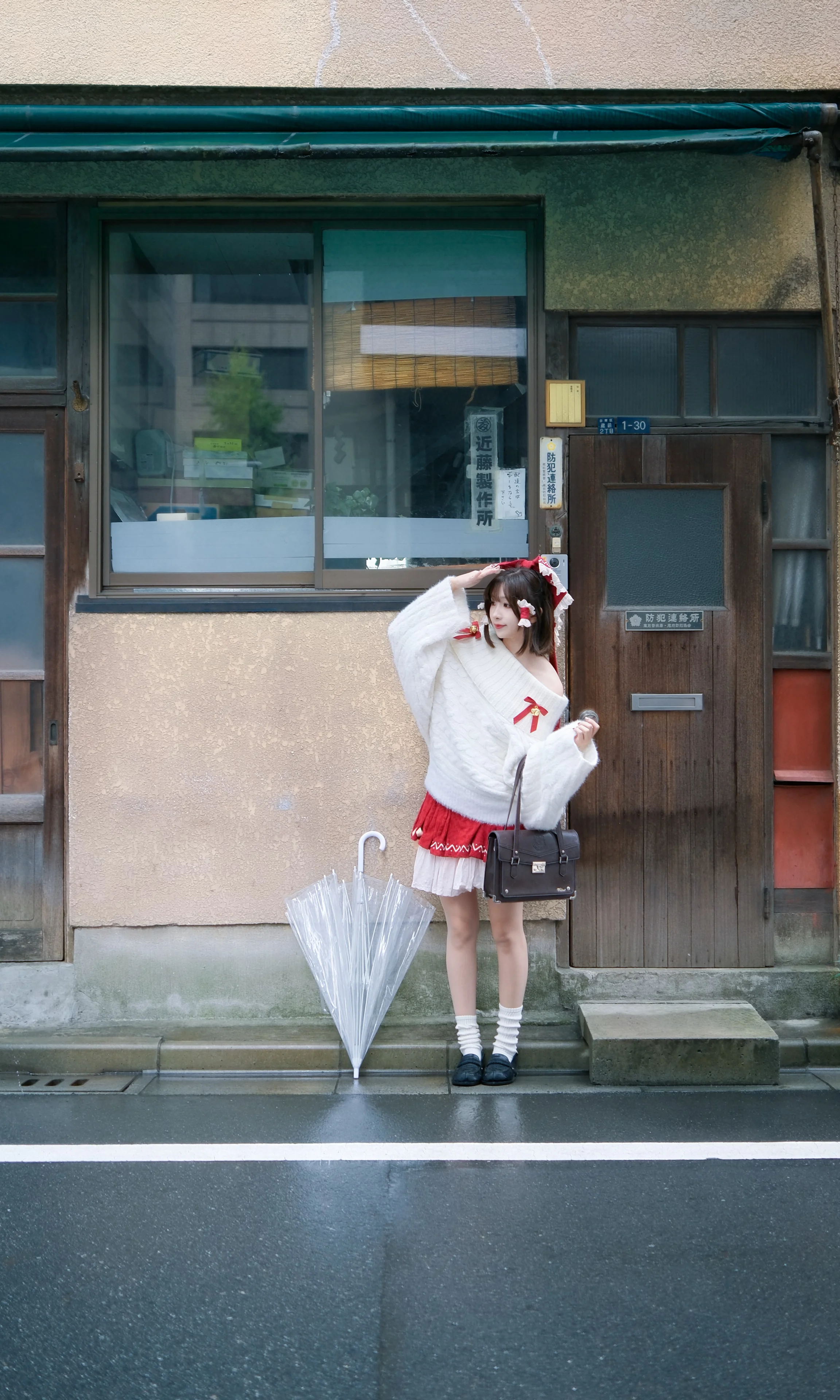 【博丽灵梦cos】东方project现世巫女在东京藏前街头记录 - 第 4 张