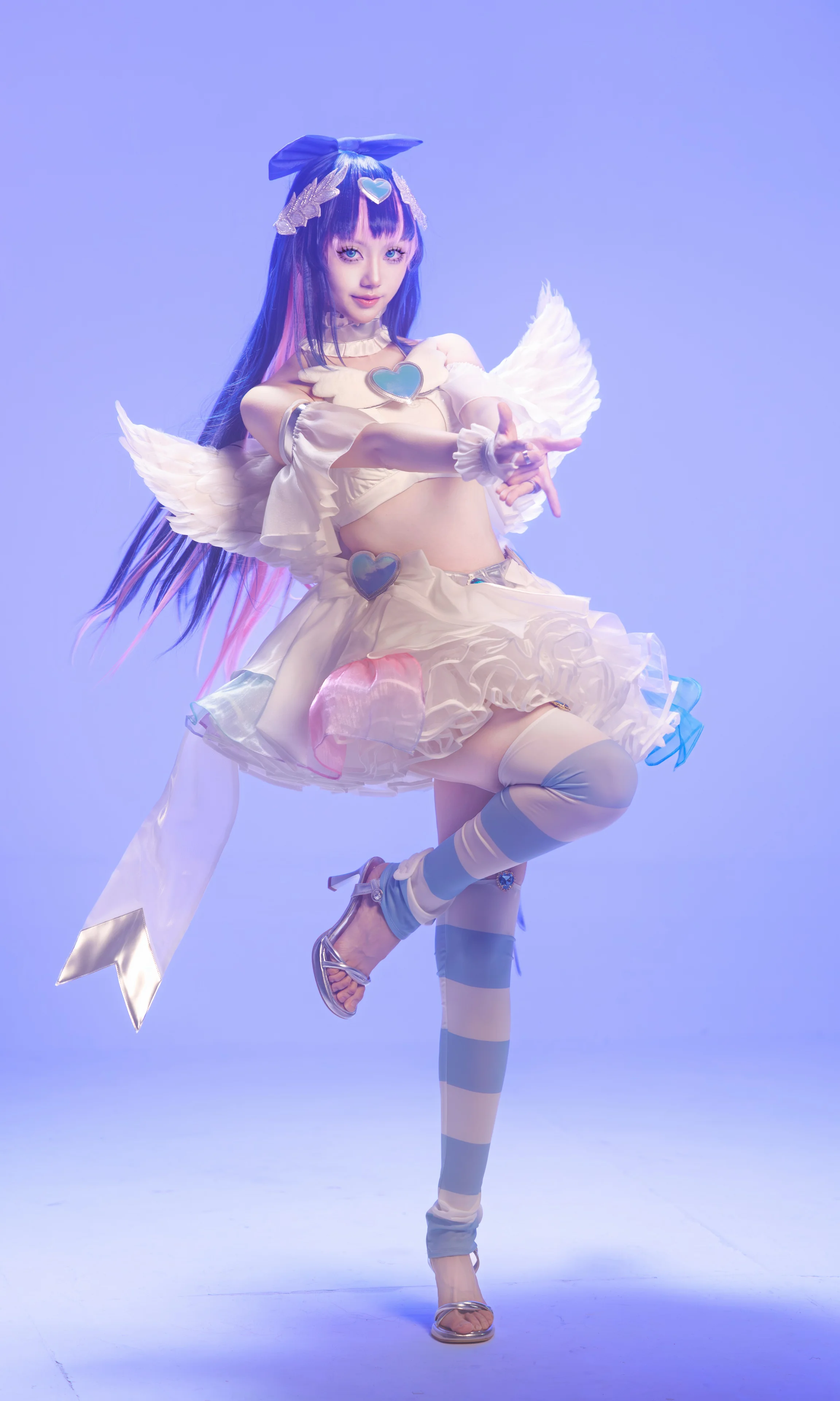 【Stocking cos】吊带袜天使的忏悔时刻，武器小细节你发现了吗