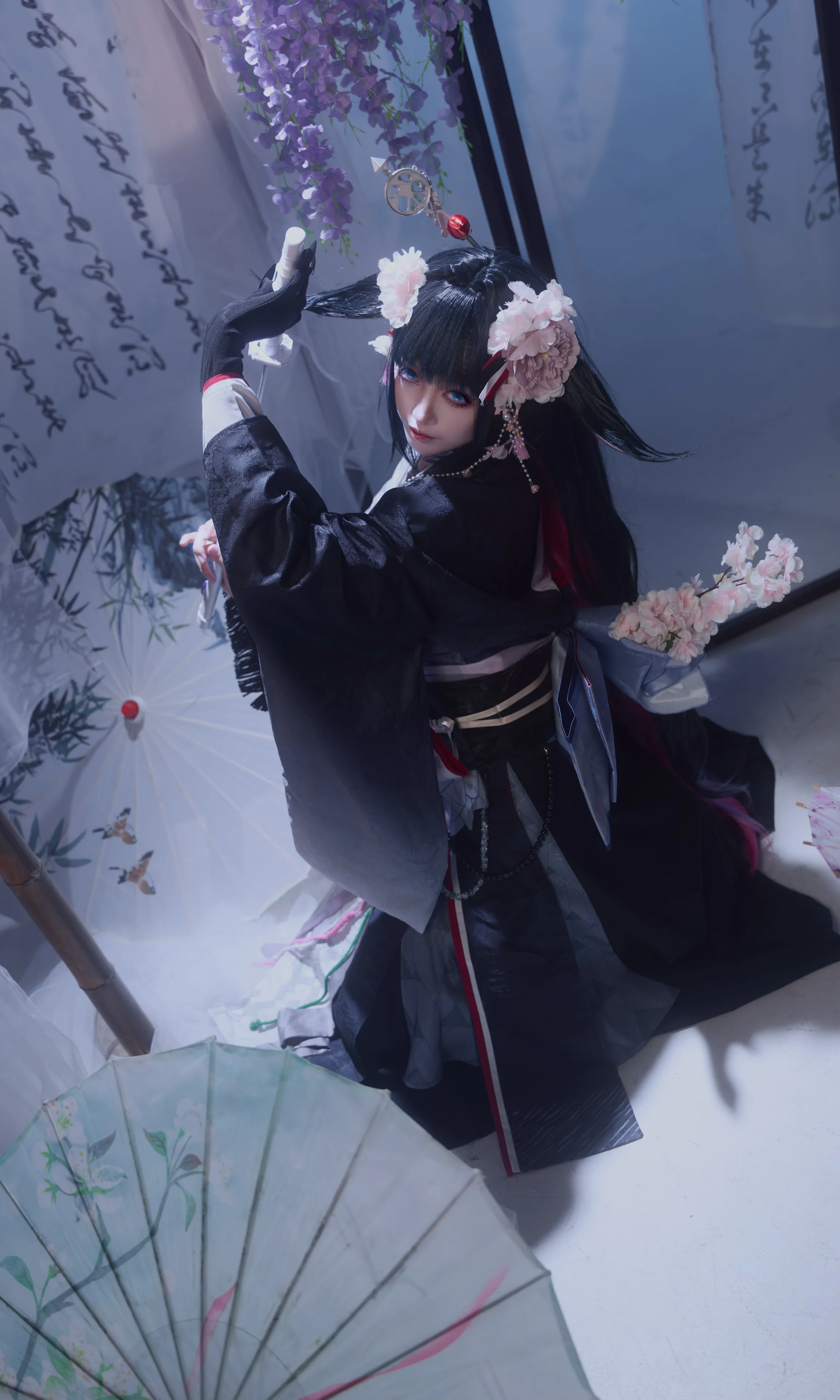 【澪cos】明日方舟丛林症结的古风女鬼感诠释