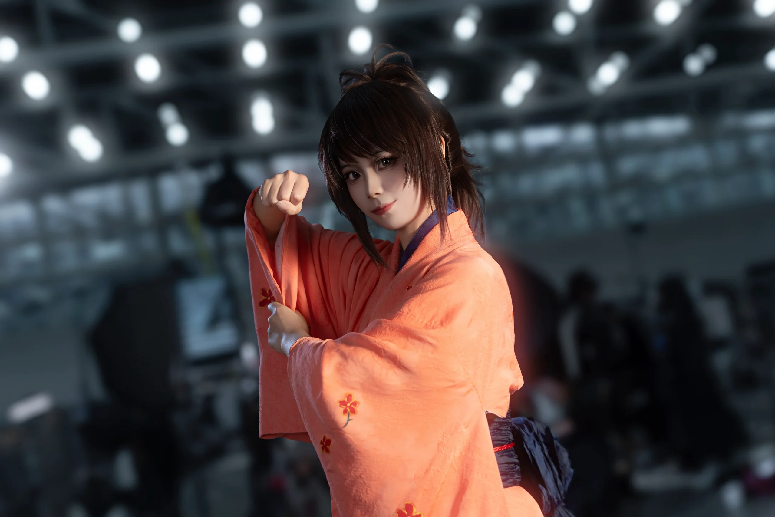 【志村妙cos】吃我一拳！银魂气场全开的漫展瞬间 - 第 3 张