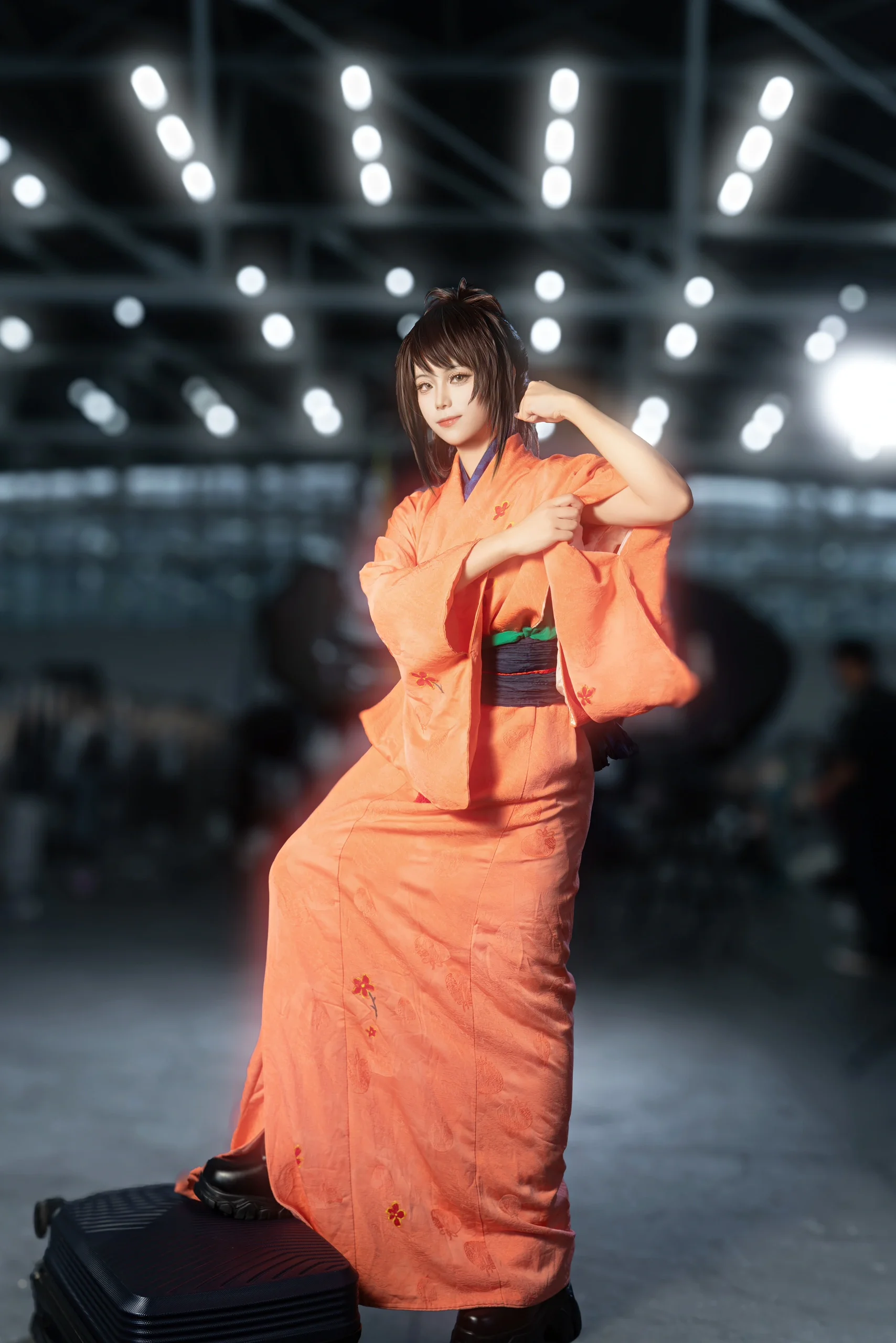 【志村妙cos】吃我一拳！银魂气场全开的漫展瞬间