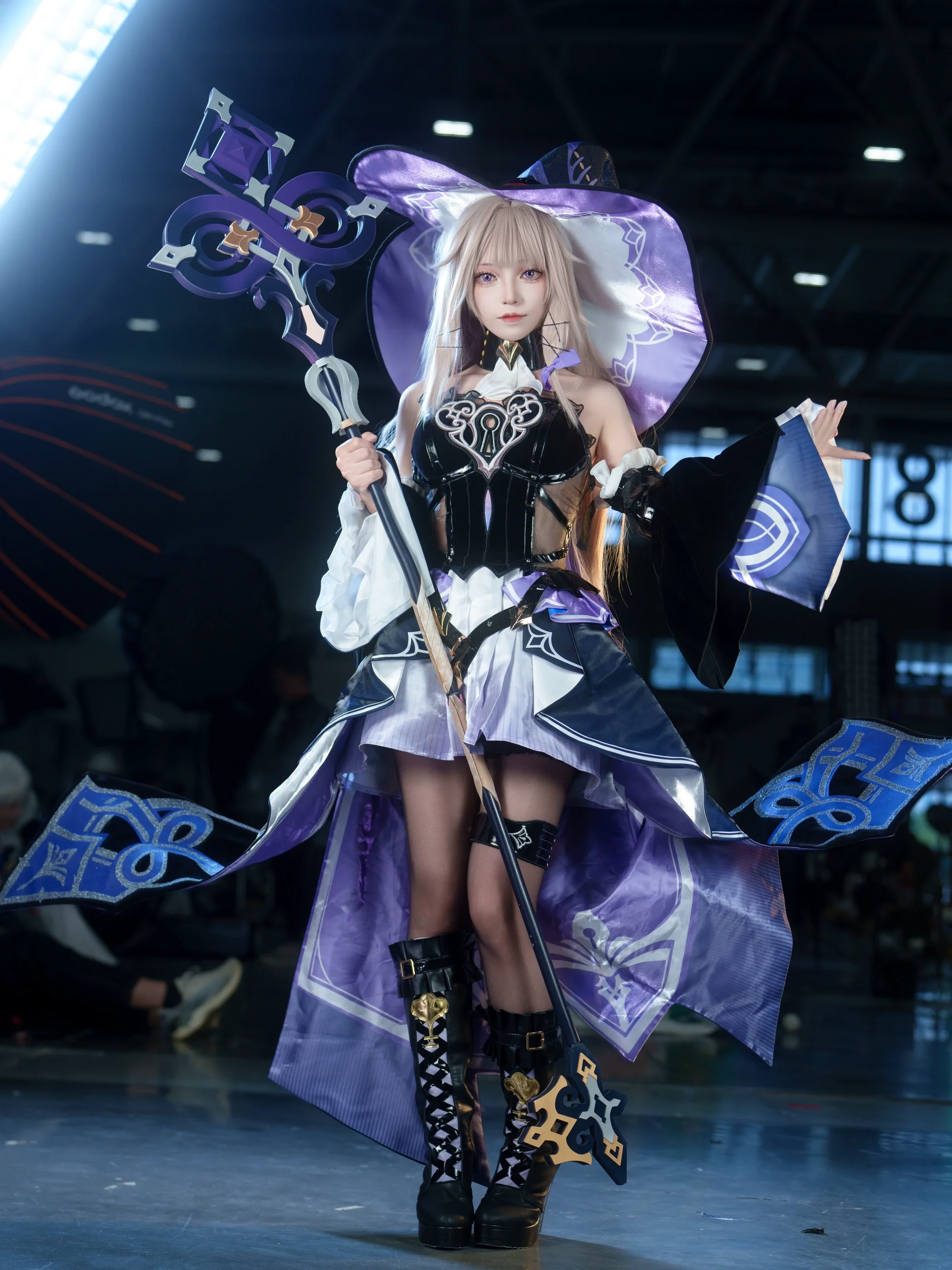 【大黑塔cos】崩坏星穹铁道里的天才俱乐部成员，展会现场还原 - 第 1 张