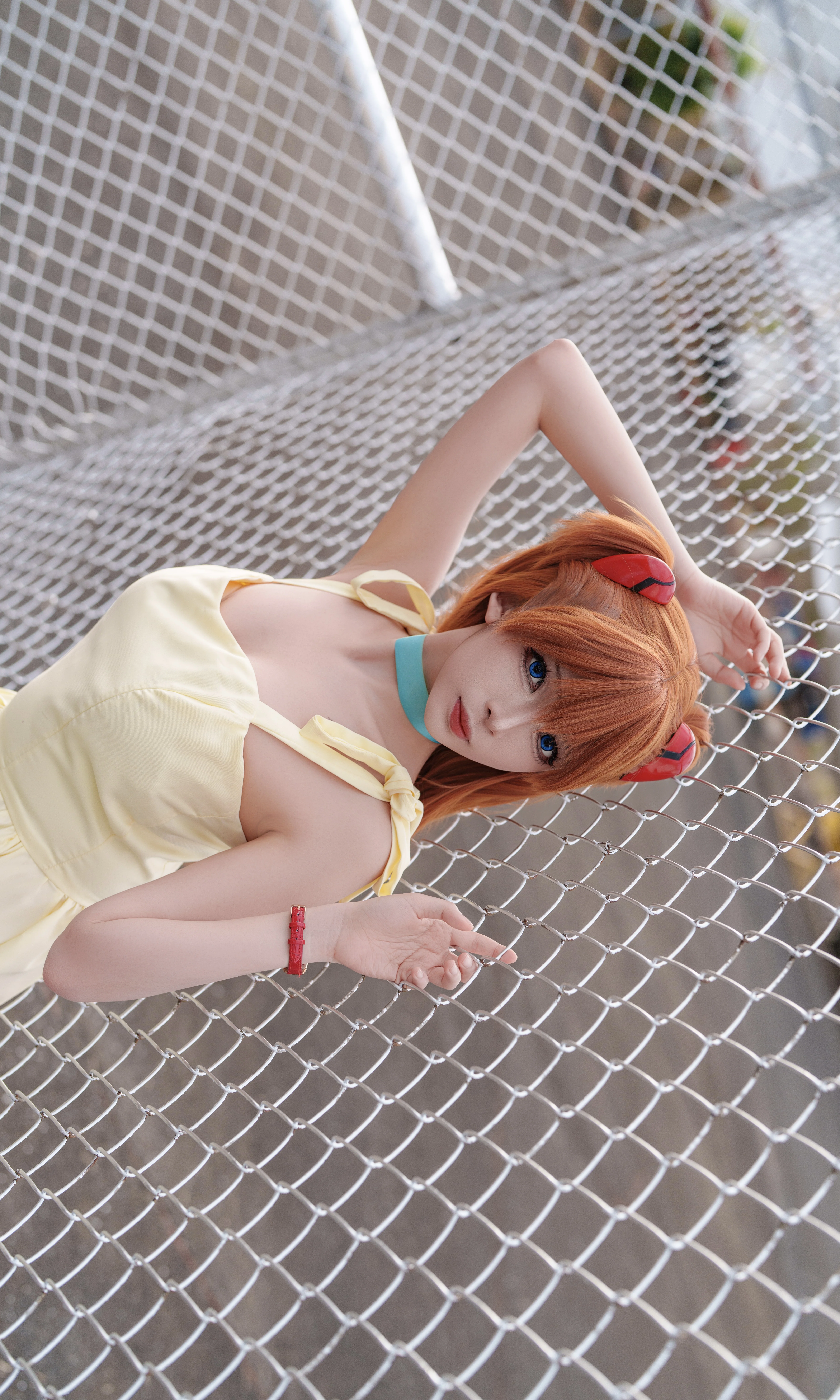 【明日香cos】EVA里的夏日黄裙少女