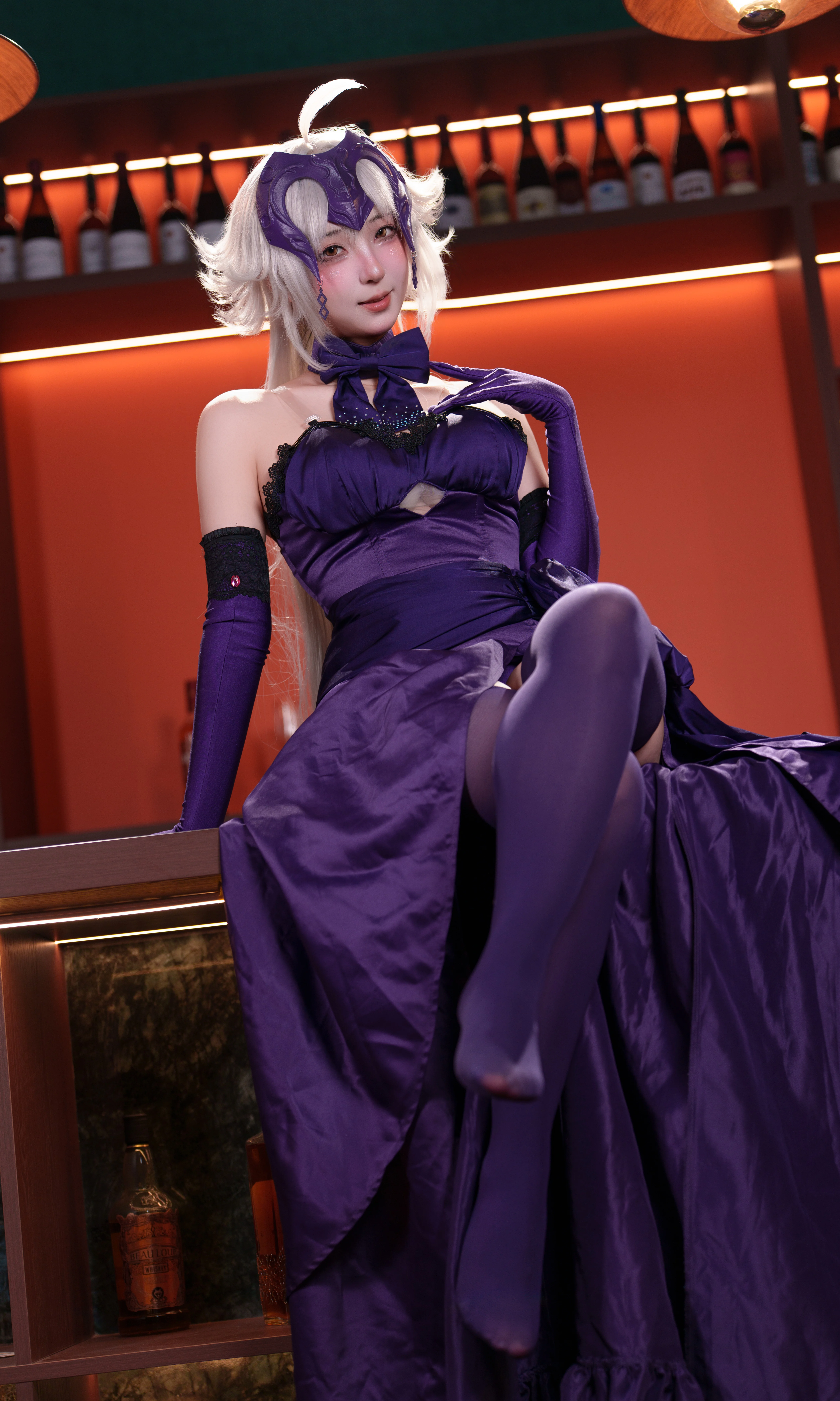 【黑贞德cos】醉贞礼装下的微醺邀约，Fate/Grand Order还原
