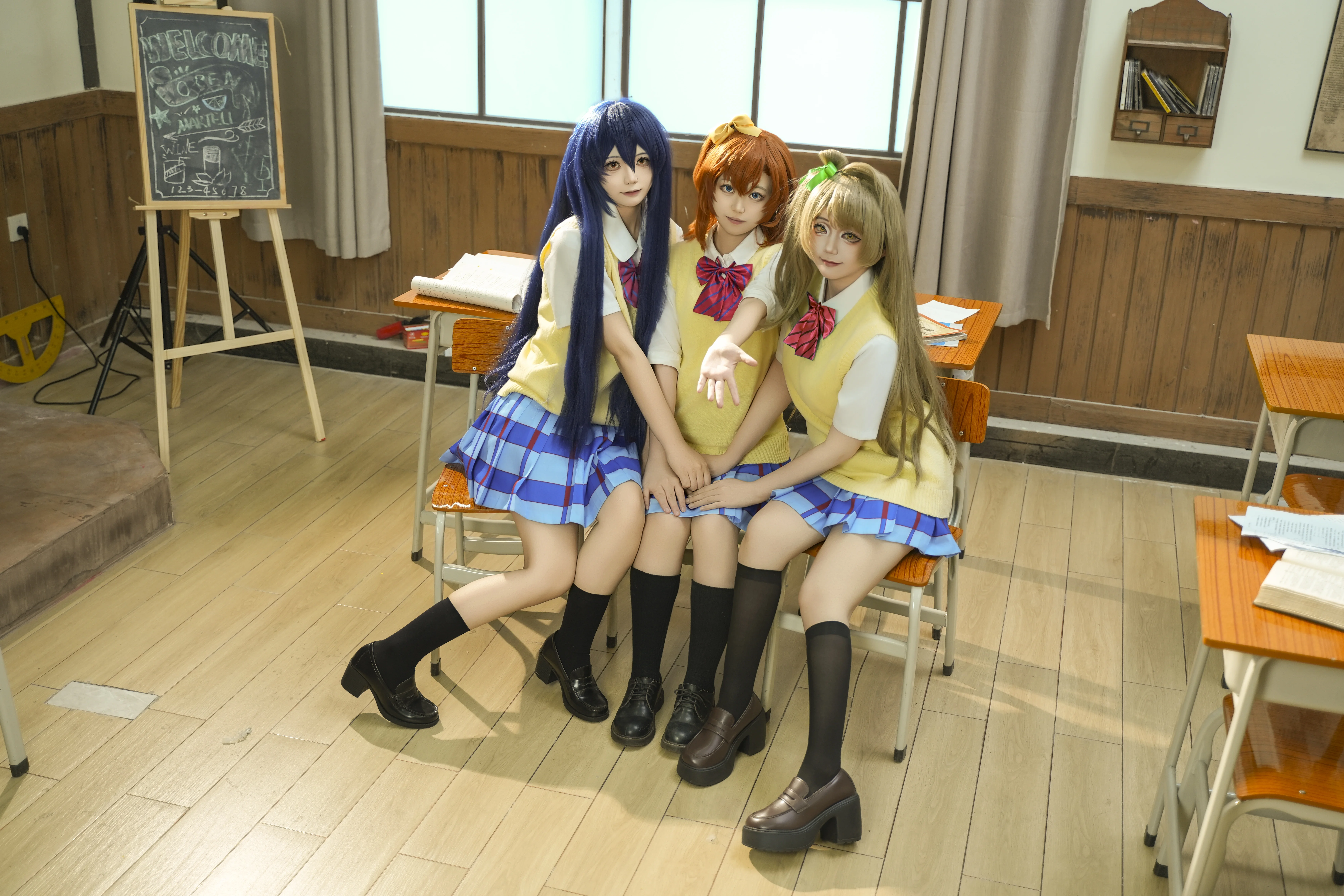 【高坂穗乃果cos】Love Live! 故事的第一页，三人的校园日记