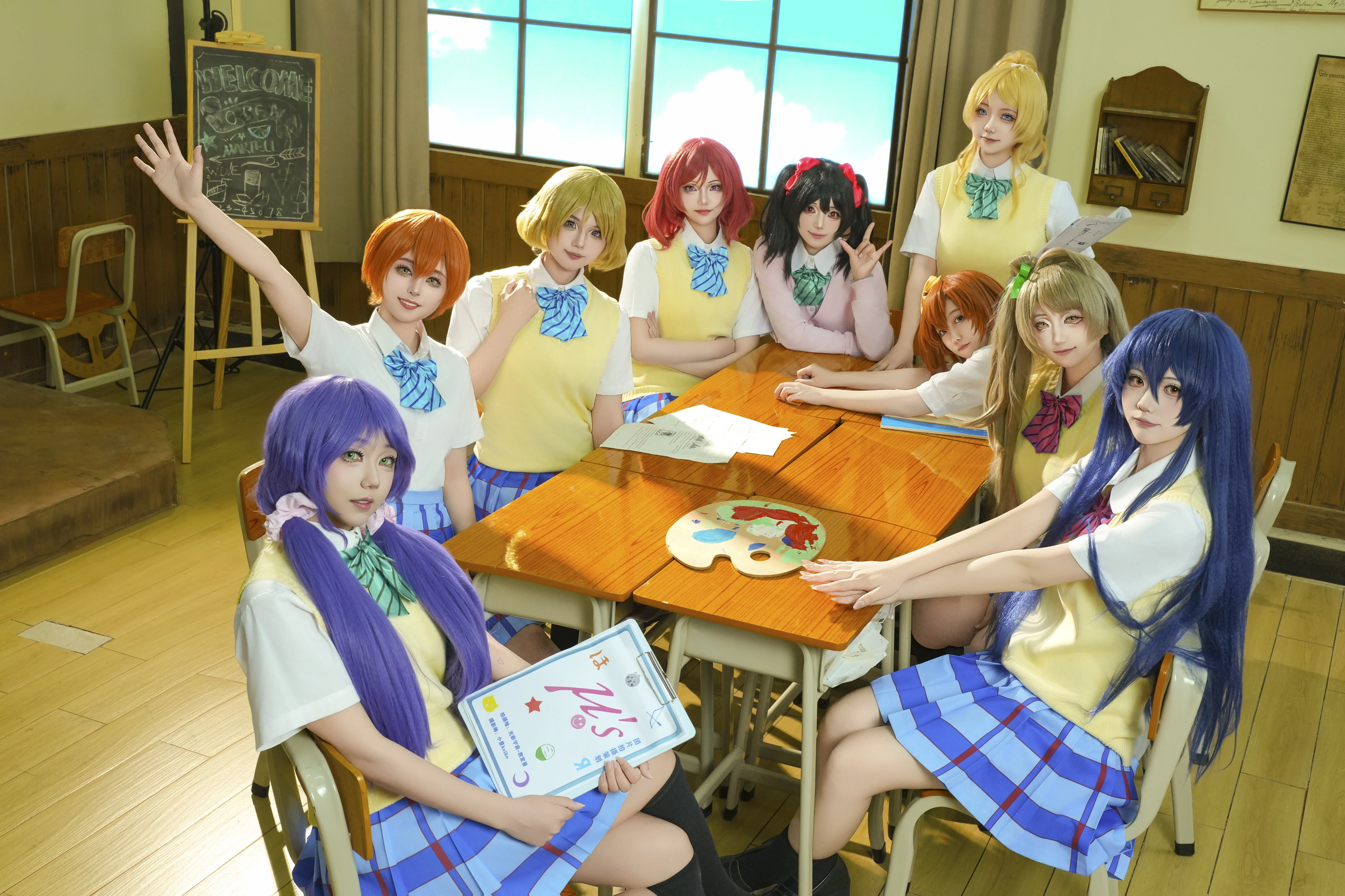 【高坂穗乃果cos】Love Live! 九人齐聚，初代光芒永不落幕