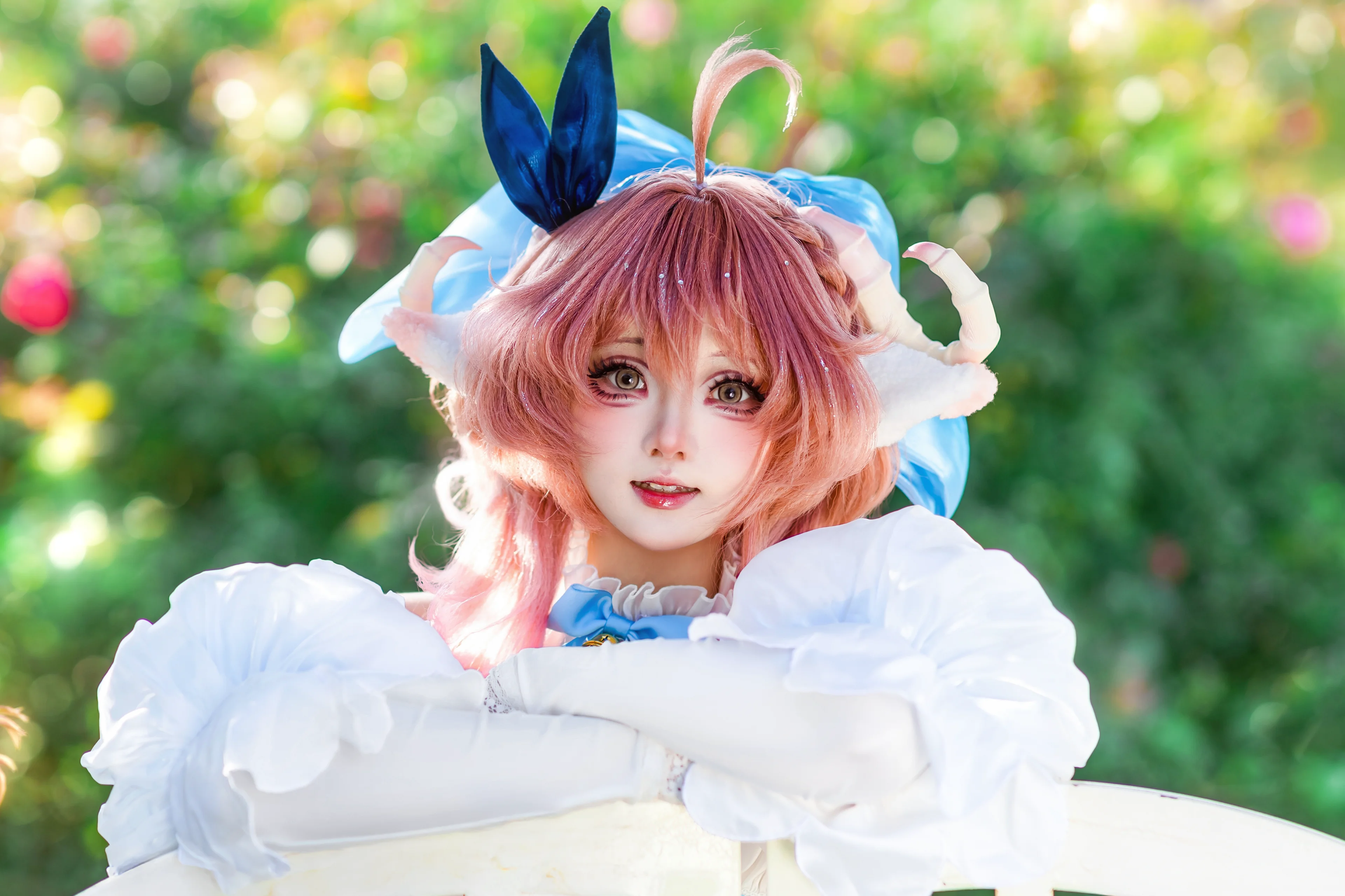 【明日方舟艾雅法拉cos】夏日草坪上的小羊 - 第 3 张