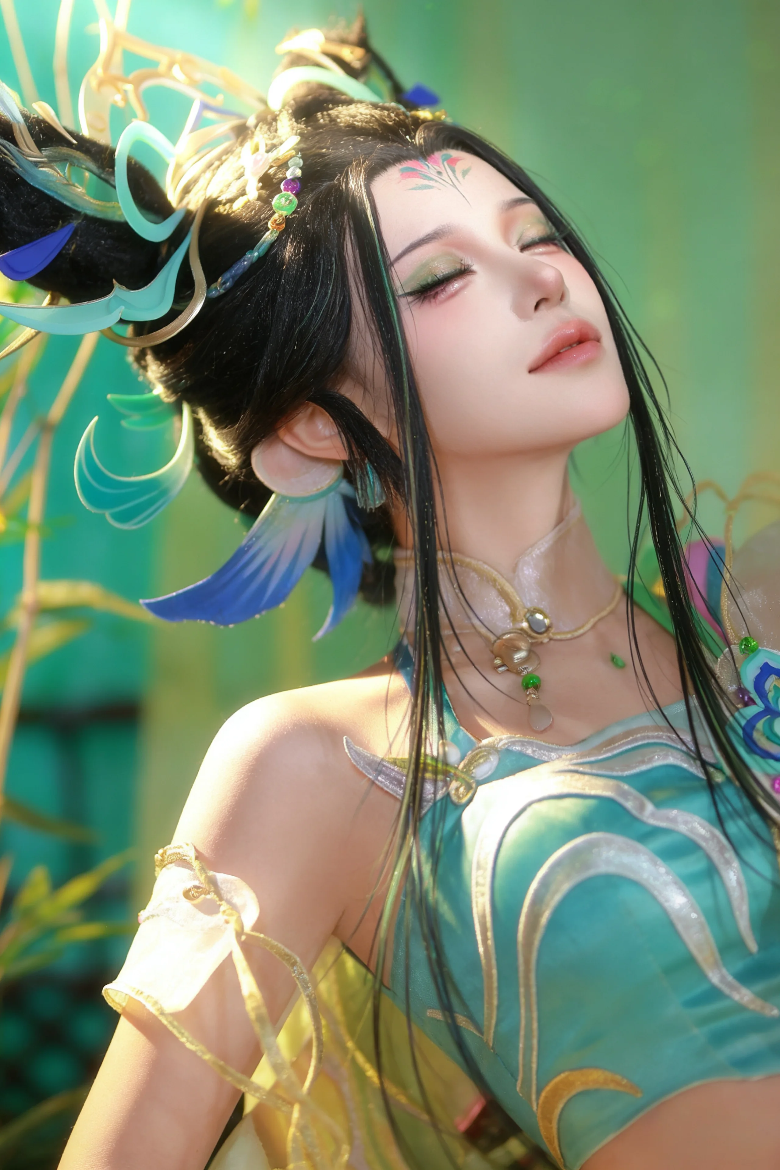 【妲己cos】蛇年限定青綠仙姿造型攝影日記 - 第 2 張