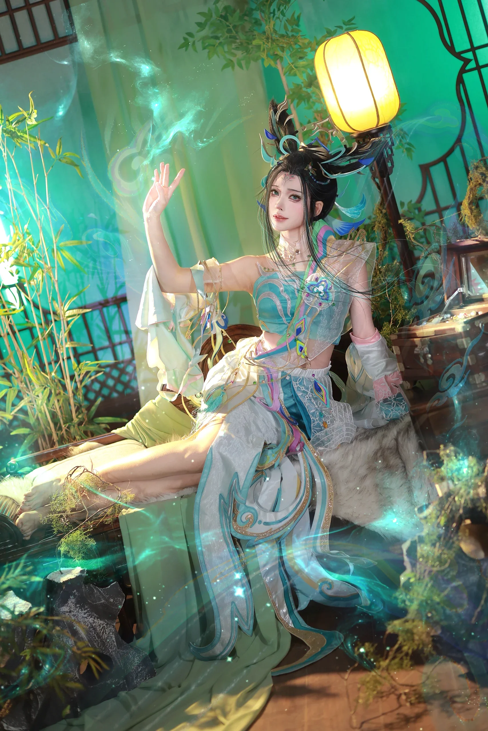 【妲己cos】蛇年限定青綠仙姿造型攝影日記 - 第 3 張