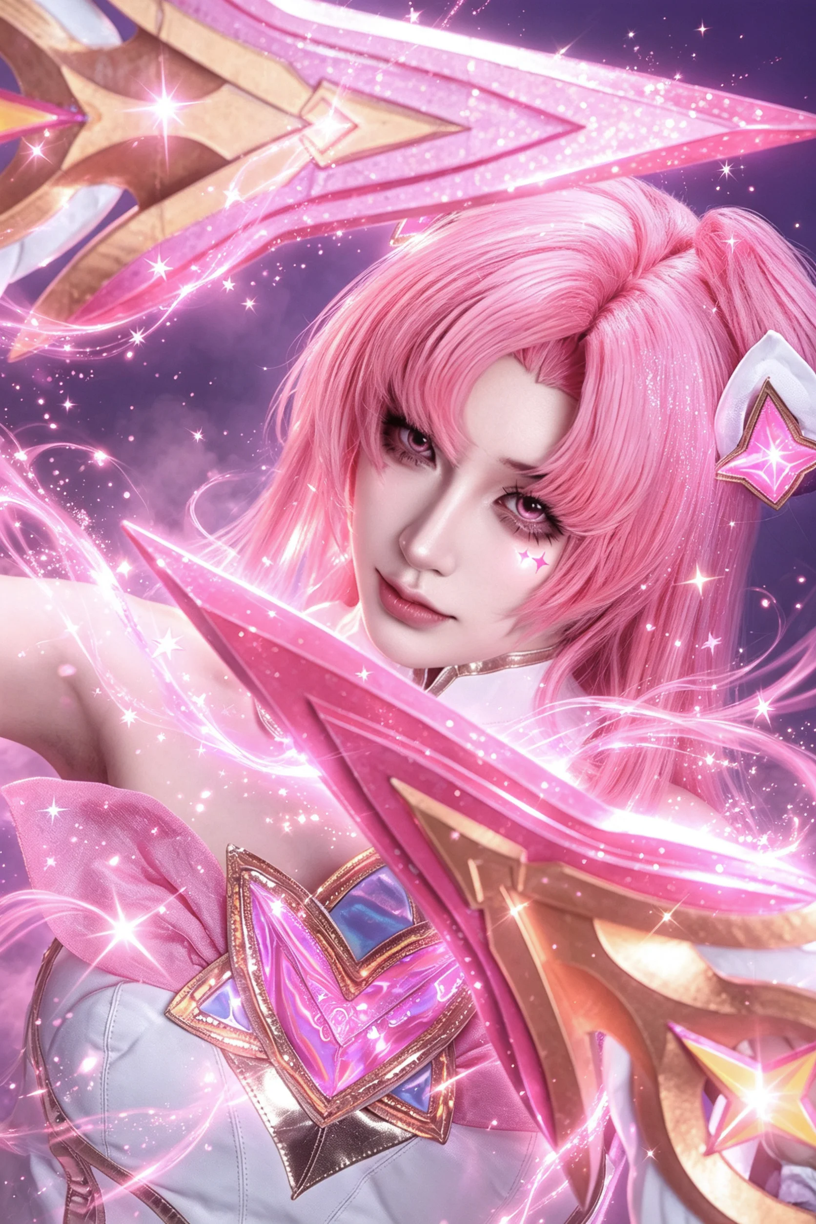 【卡莎cos】英雄聯盟星之守護者，魔法光芒與戰鬥少女 - 第 3 張