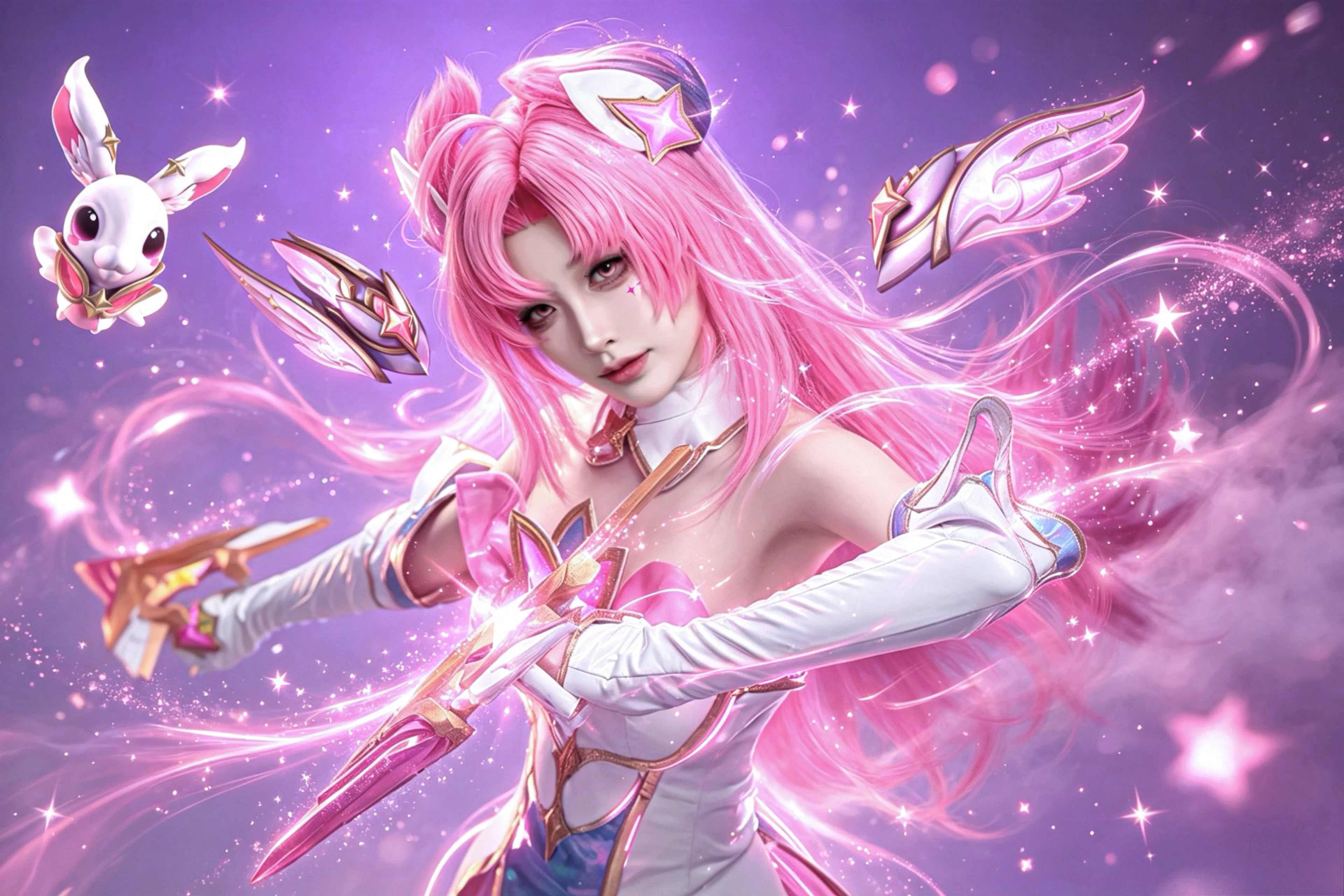 【卡莎cos】英雄联盟星之守护者，梦幻之下隐藏的坚定力量 - 第 1 张