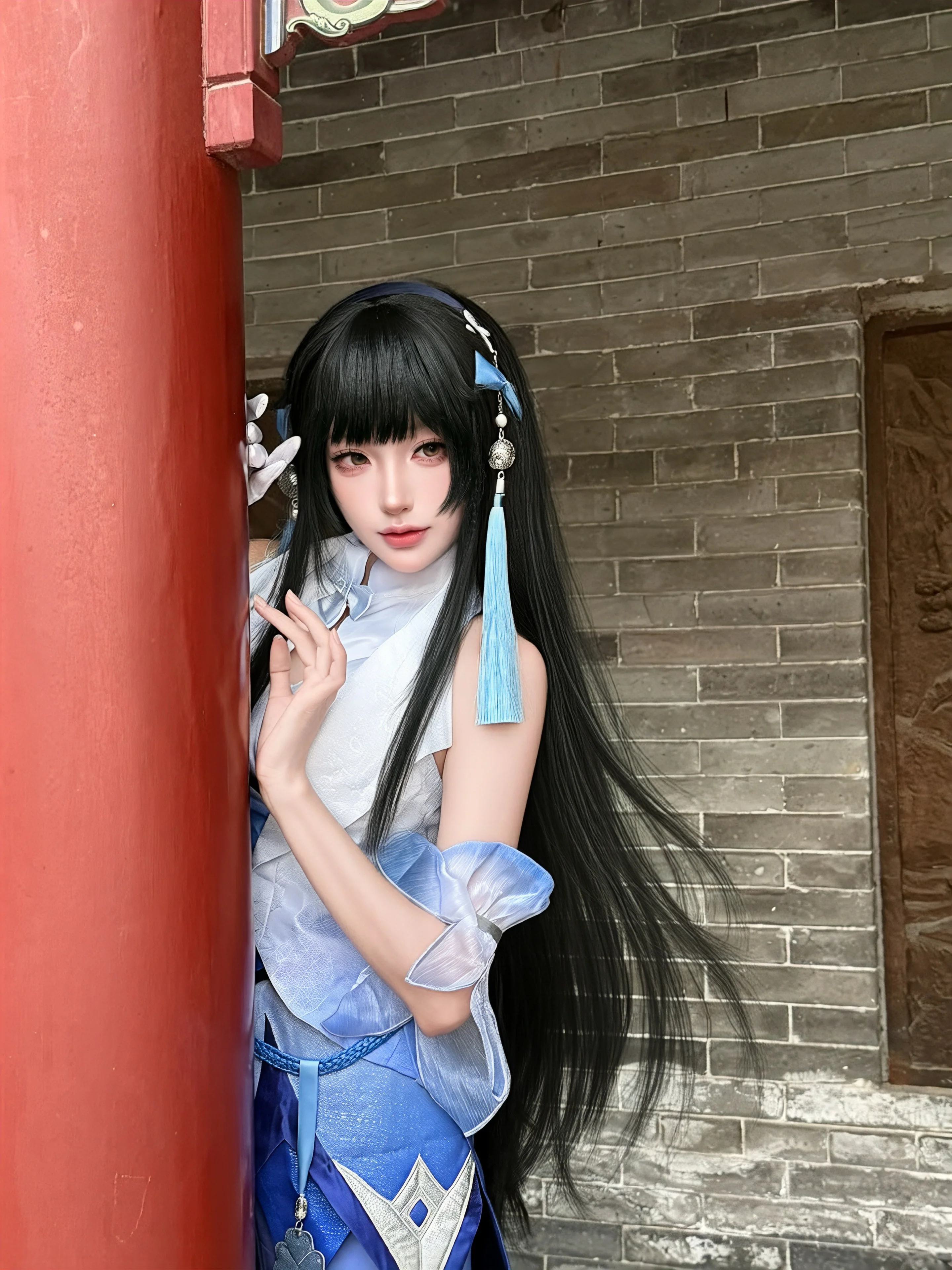 【西施cos】王者荣耀少女的把戏，换上本命皮肤的瞬间 - 第 2 张