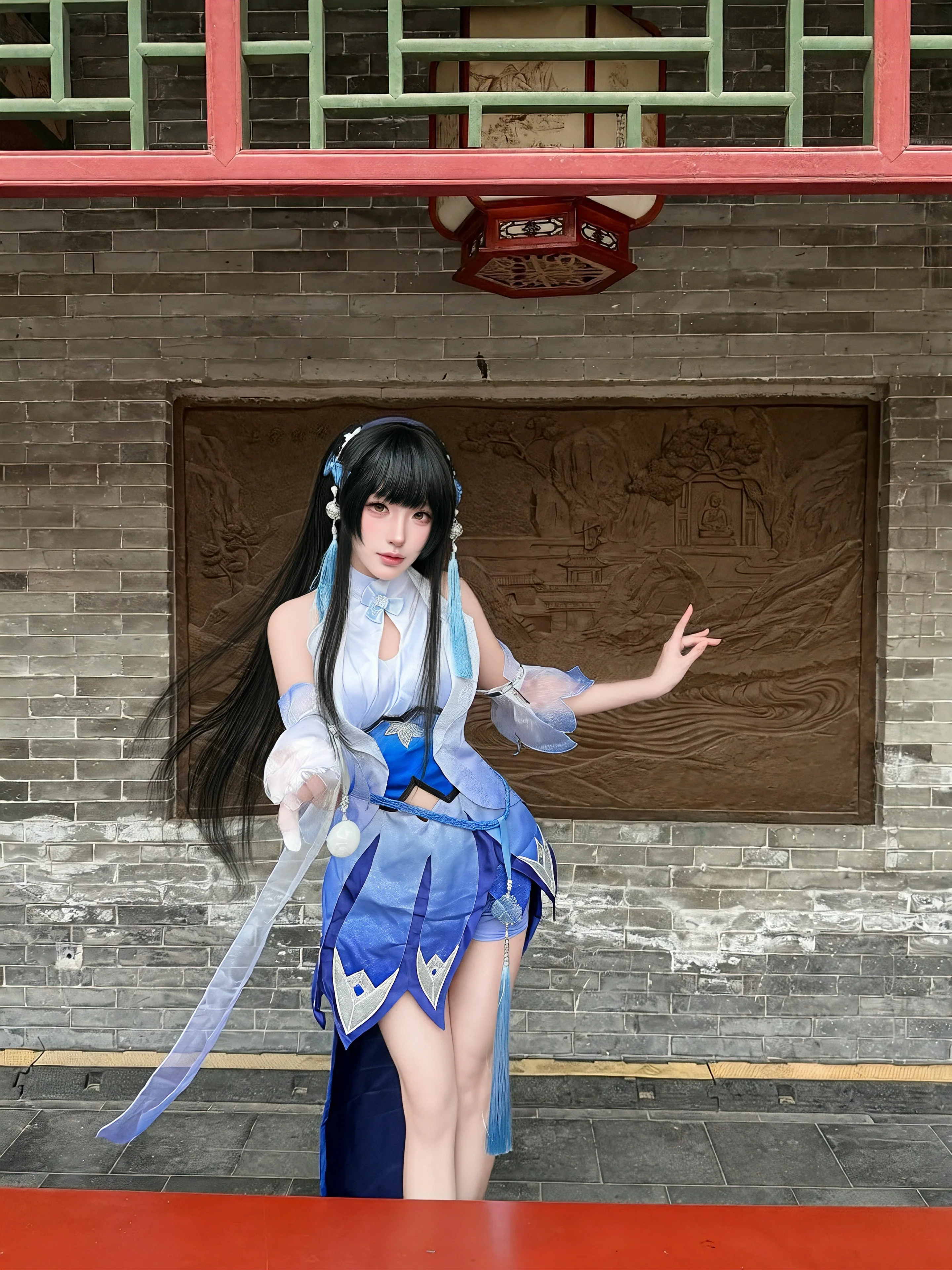 【西施cos】王者荣耀少女的把戏，换上本命皮肤的瞬间 - 第 4 张