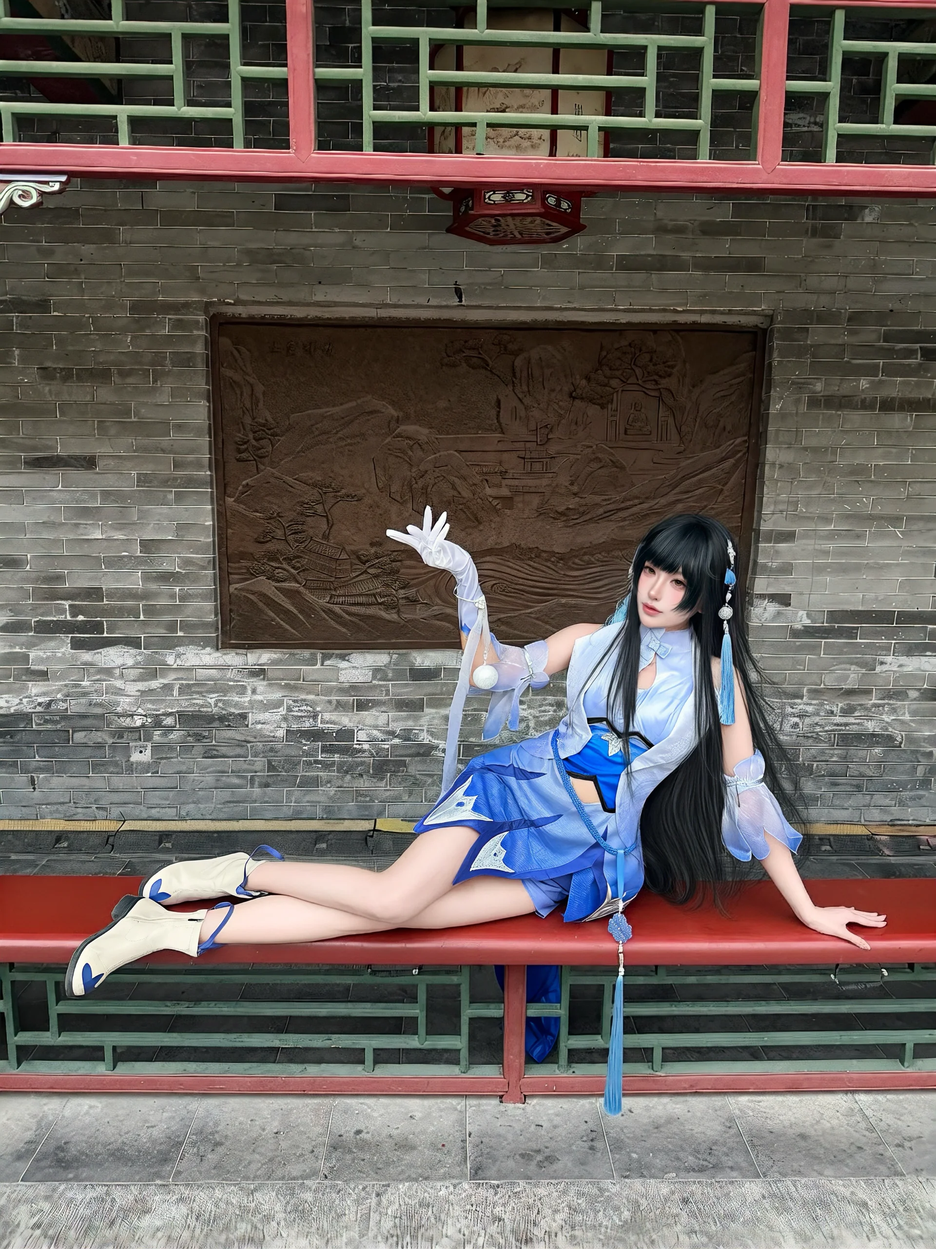 【西施cos】王者荣耀少女的把戏，换上本命皮肤的瞬间 - 第 5 张