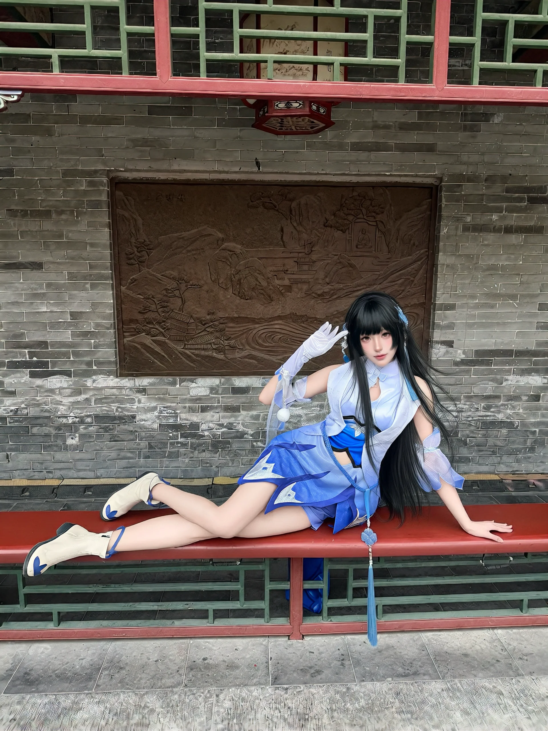 【西施cos】王者荣耀少女的把戏，换上本命皮肤的瞬间 - 第 6 张