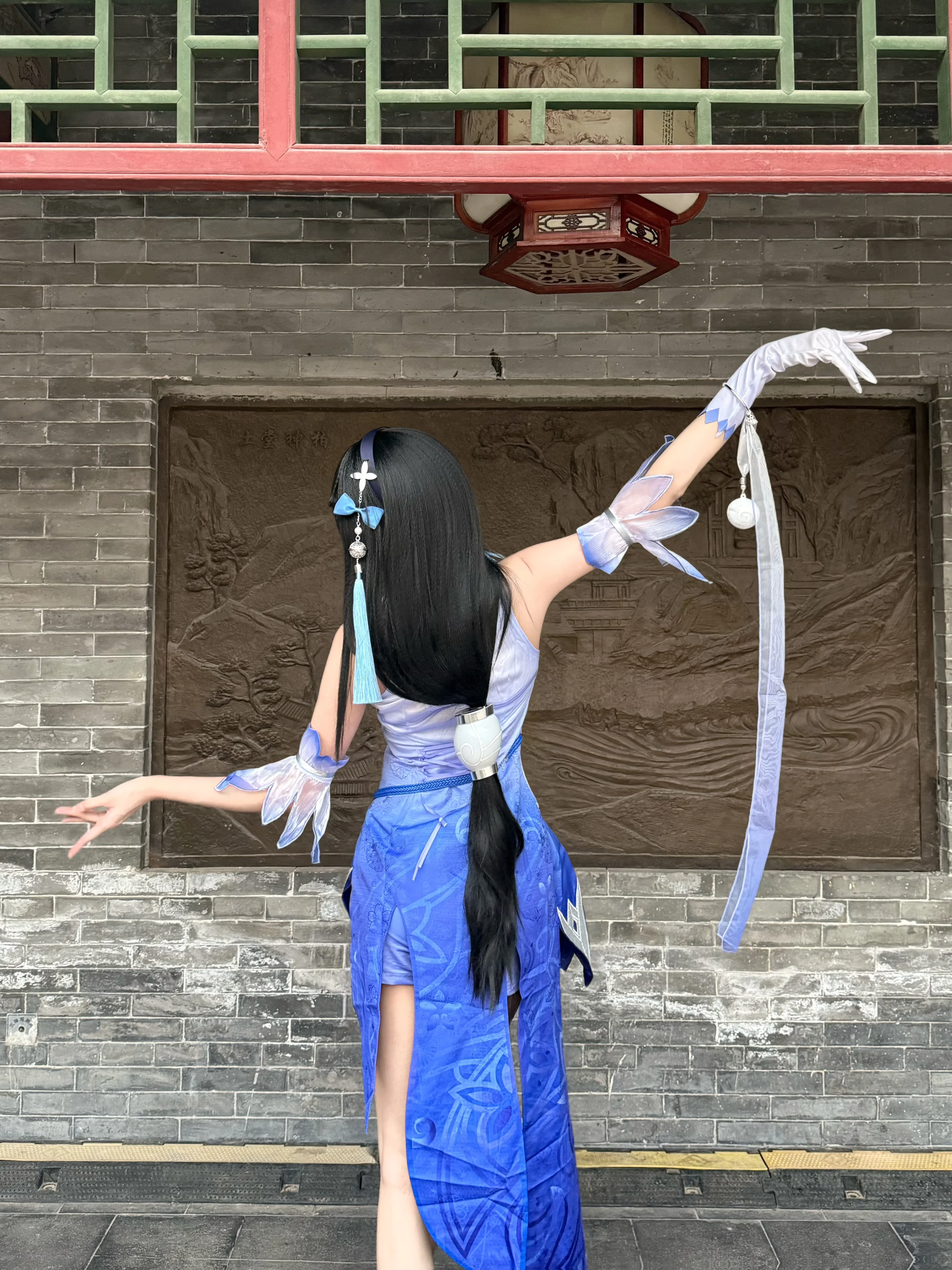 【西施cos】王者荣耀少女的把戏，换上本命皮肤的瞬间 - 第 7 张