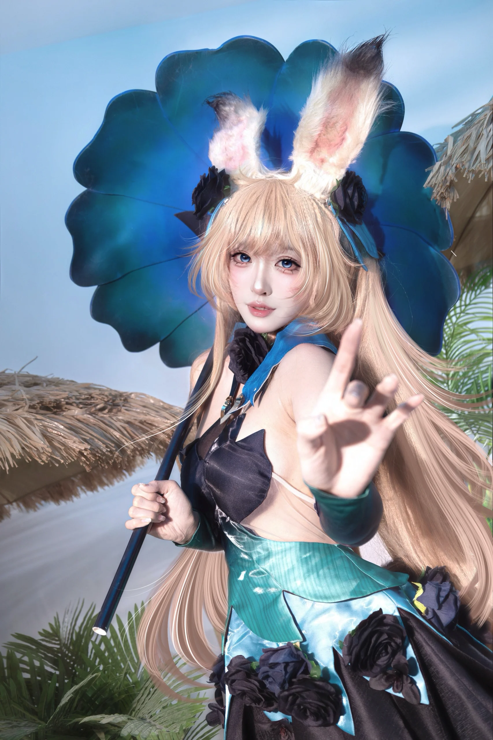 【公孙离cos】王者荣耀花间舞异色版本外拍 - 第 3 张