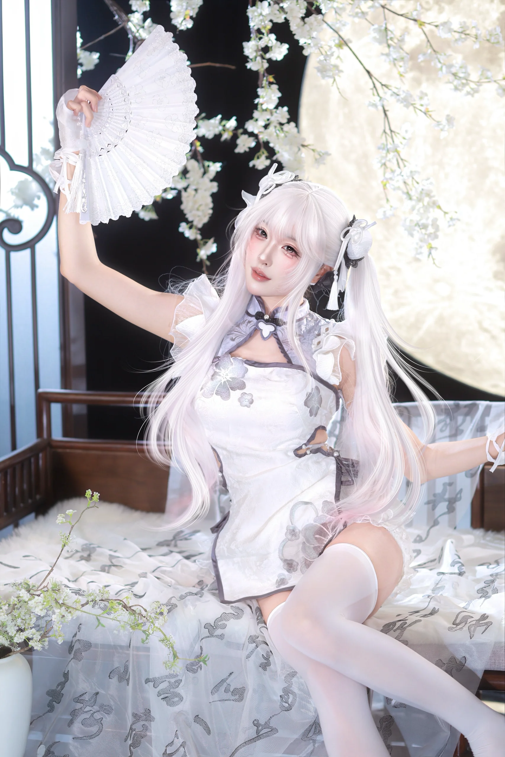 【殷紫萍cos】玉髓冰心，月下折扇与不爱吃绿豆的执念
