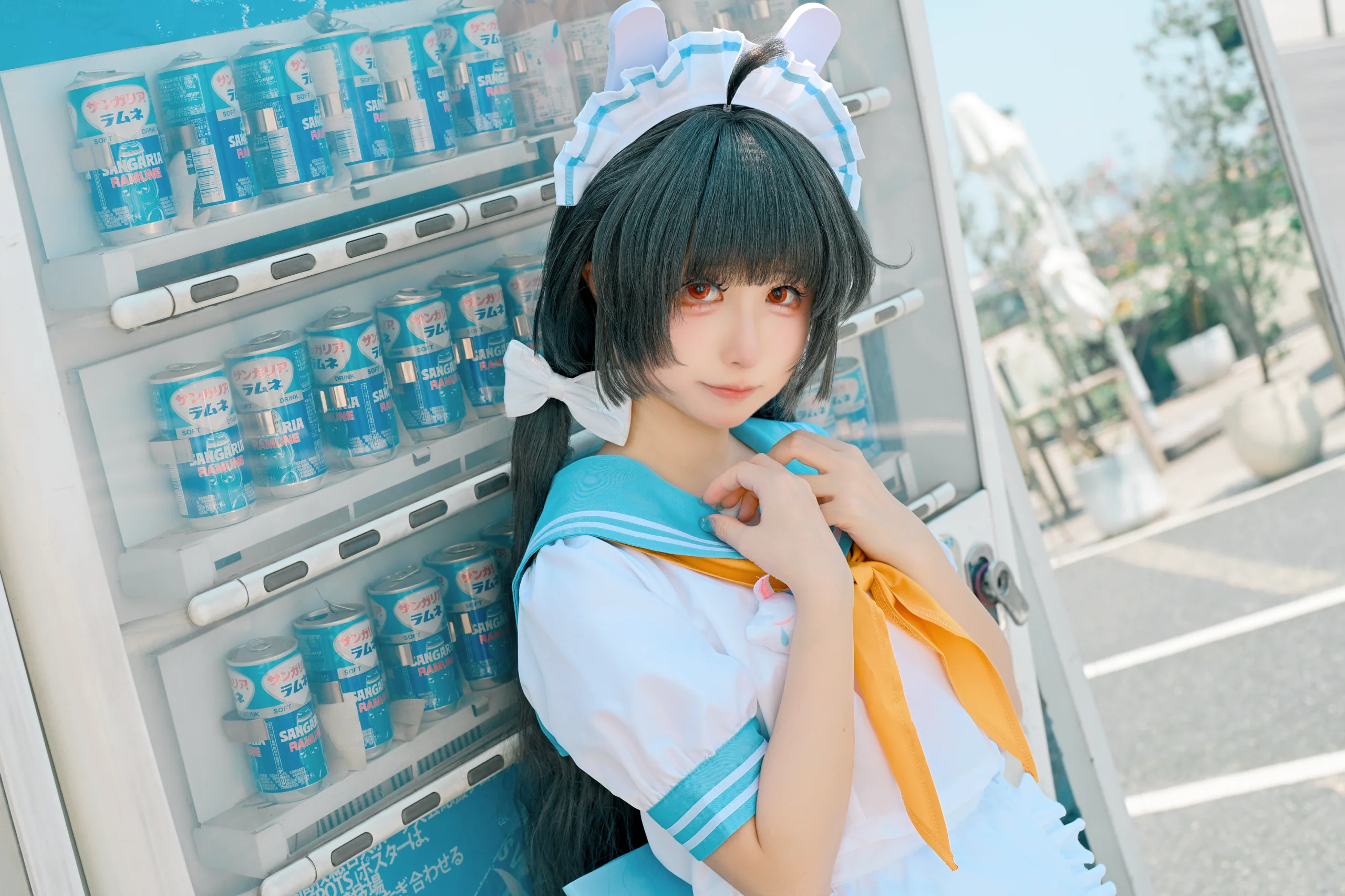 【霞泽美游cos】贩卖机前的片刻停留与夏日随拍