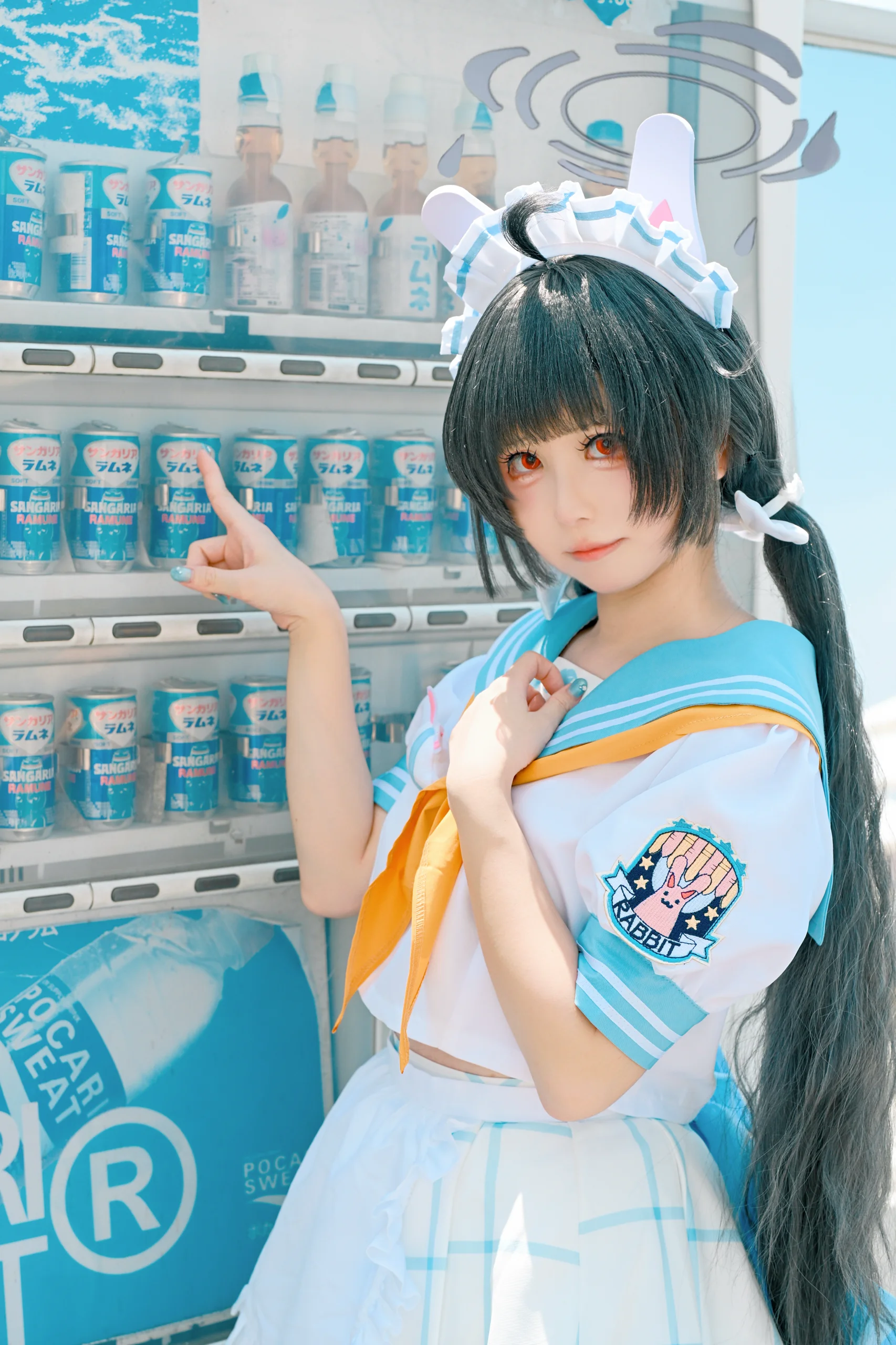 【霞泽美游cos】贩卖机前的片刻停留与夏日随拍 - 第 2 张