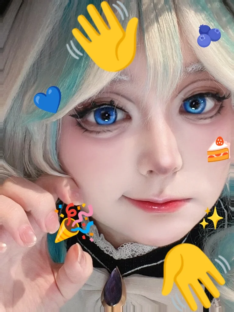 芙宁娜cos 原神——妆面细节与假发搭配心得 - 第 2 张