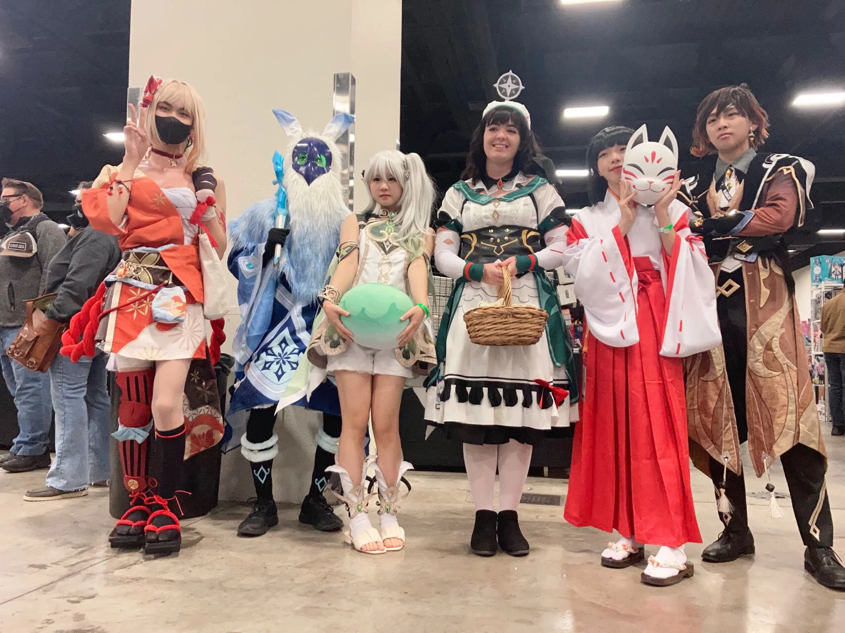 【花散里cos】原神漫展的离谱快乐，提米和钟离的柱子太抢戏了 - 第 3 张