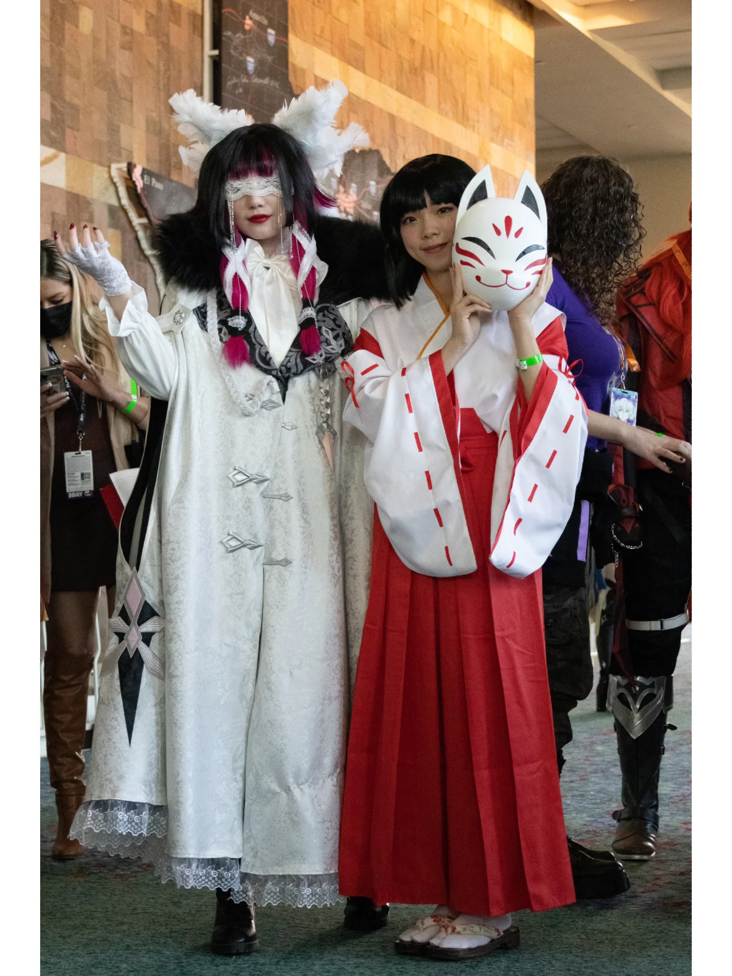 【花散里cos】原神漫展的离谱快乐，提米和钟离的柱子太抢戏了 - 第 5 张