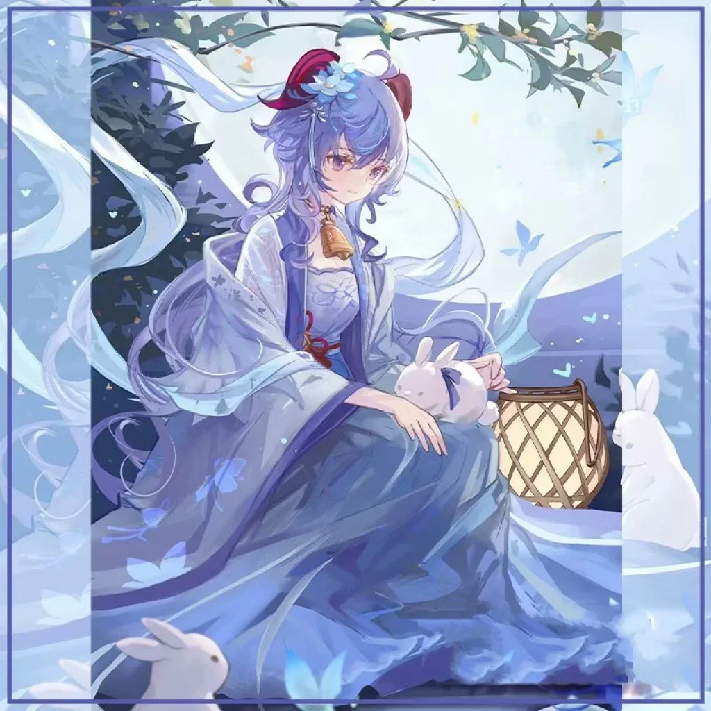 【甘雨cos】第七次化身，同人汉服版的中秋祝福 - 第 3 张