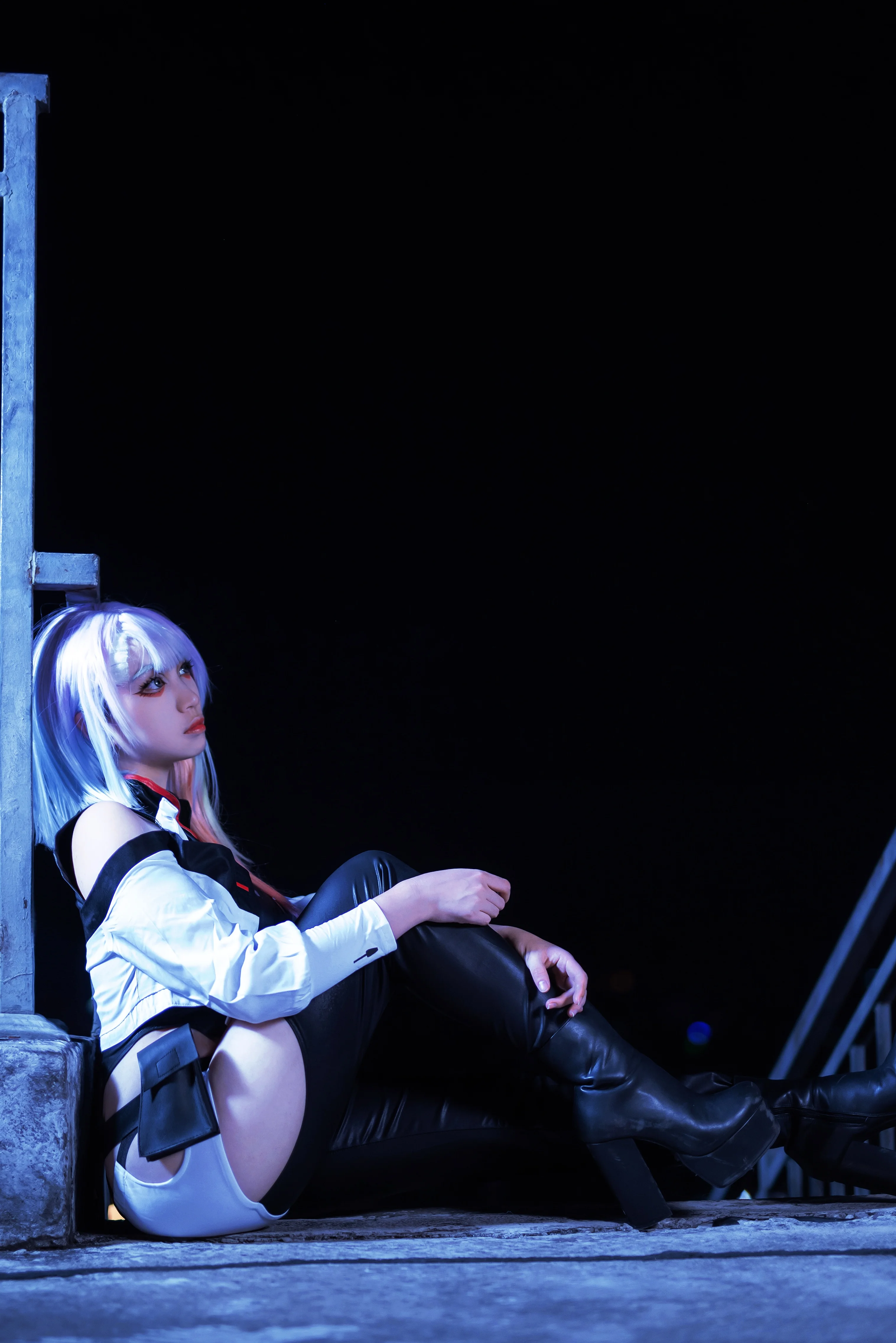 【露西cos】赛博朋克边缘行者的夜城漫步 - 第 1 张