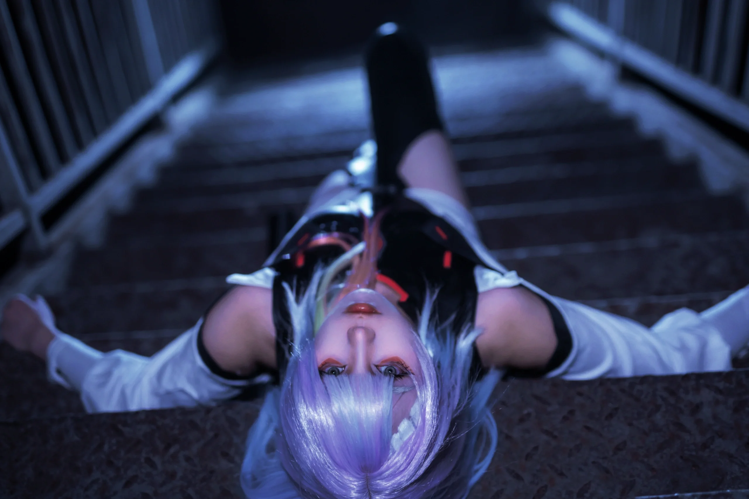 【露西cos】赛博朋克边缘行者的夜城漫步 - 第 5 张