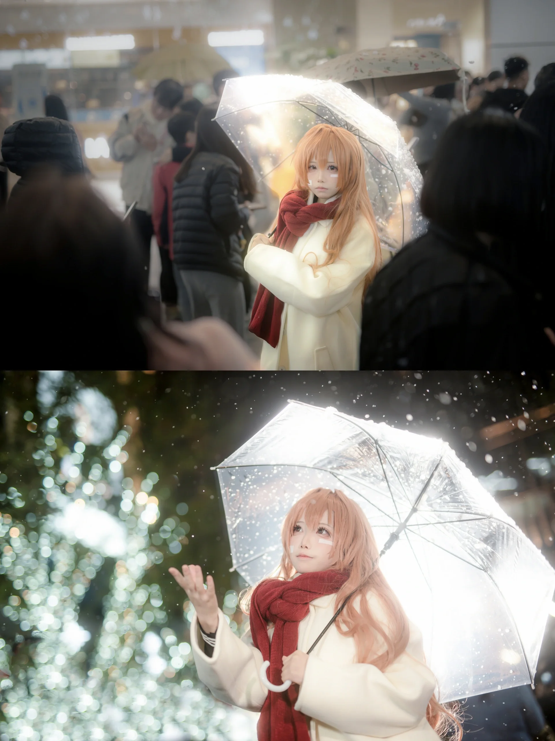 【逢坂大河cos】龙与虎的冬日圣诞，雪中的掌中老虎 - 第 1 张