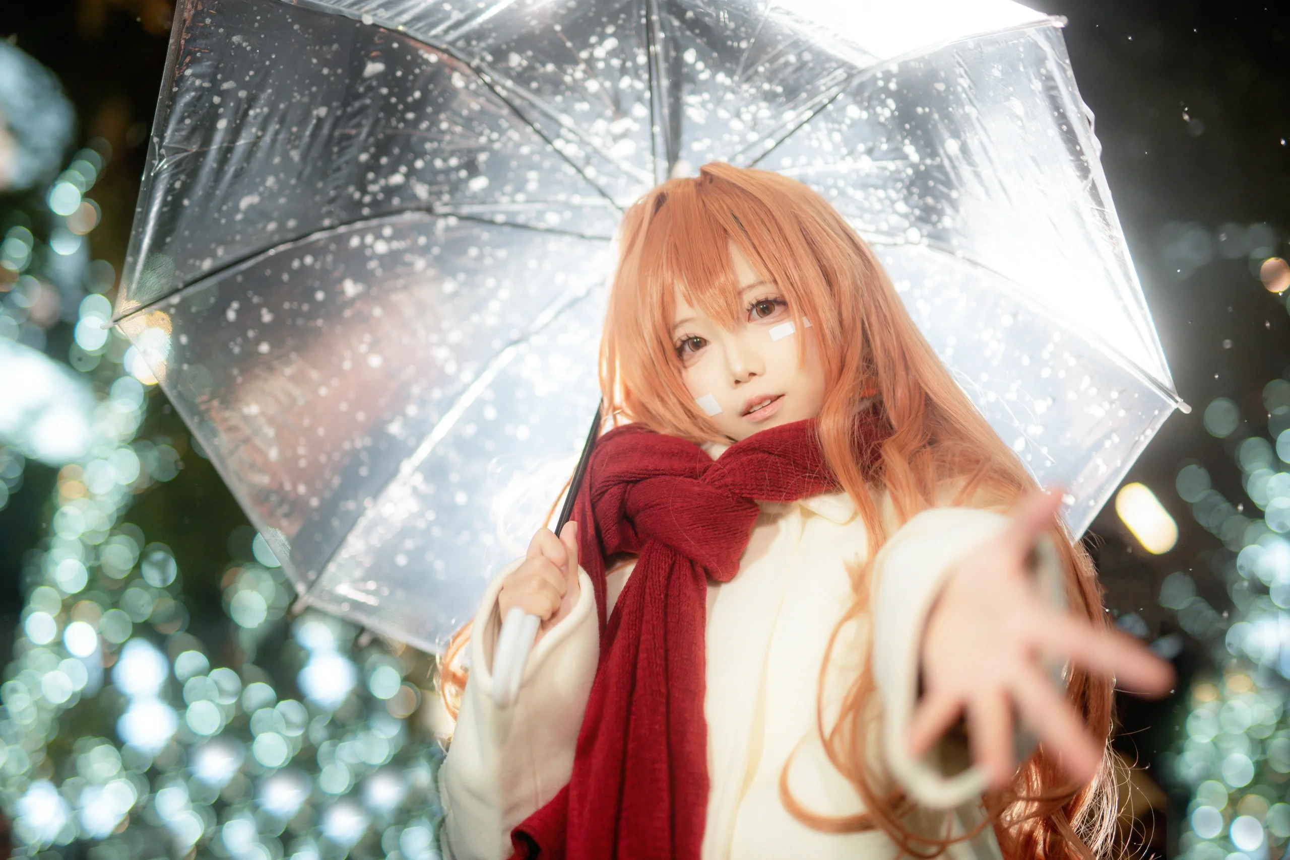 【逢坂大河cos】龙与虎的冬日圣诞，雪中的掌中老虎 - 第 4 张